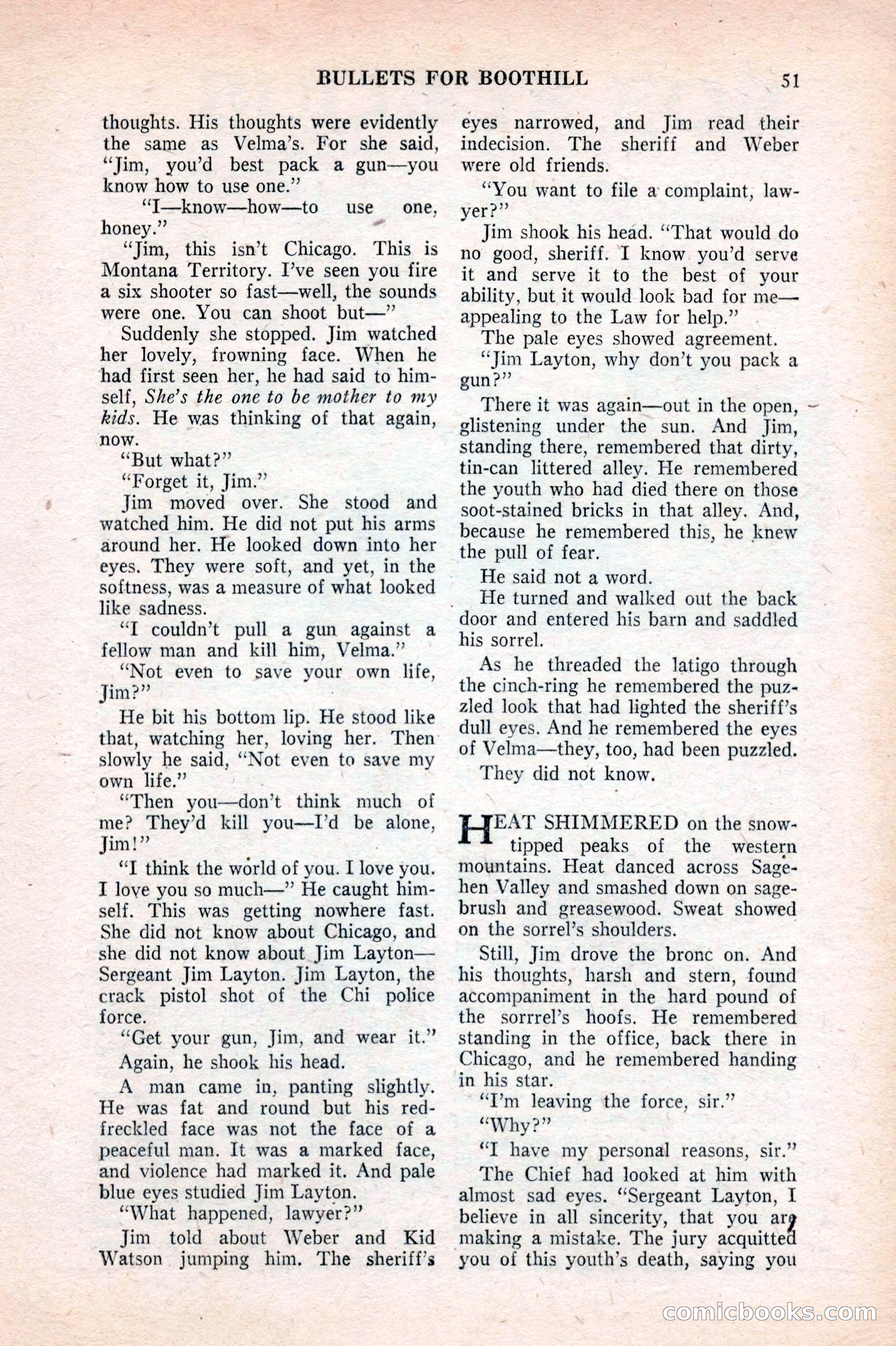 Famous Western, August 1953 — page 51 of 100