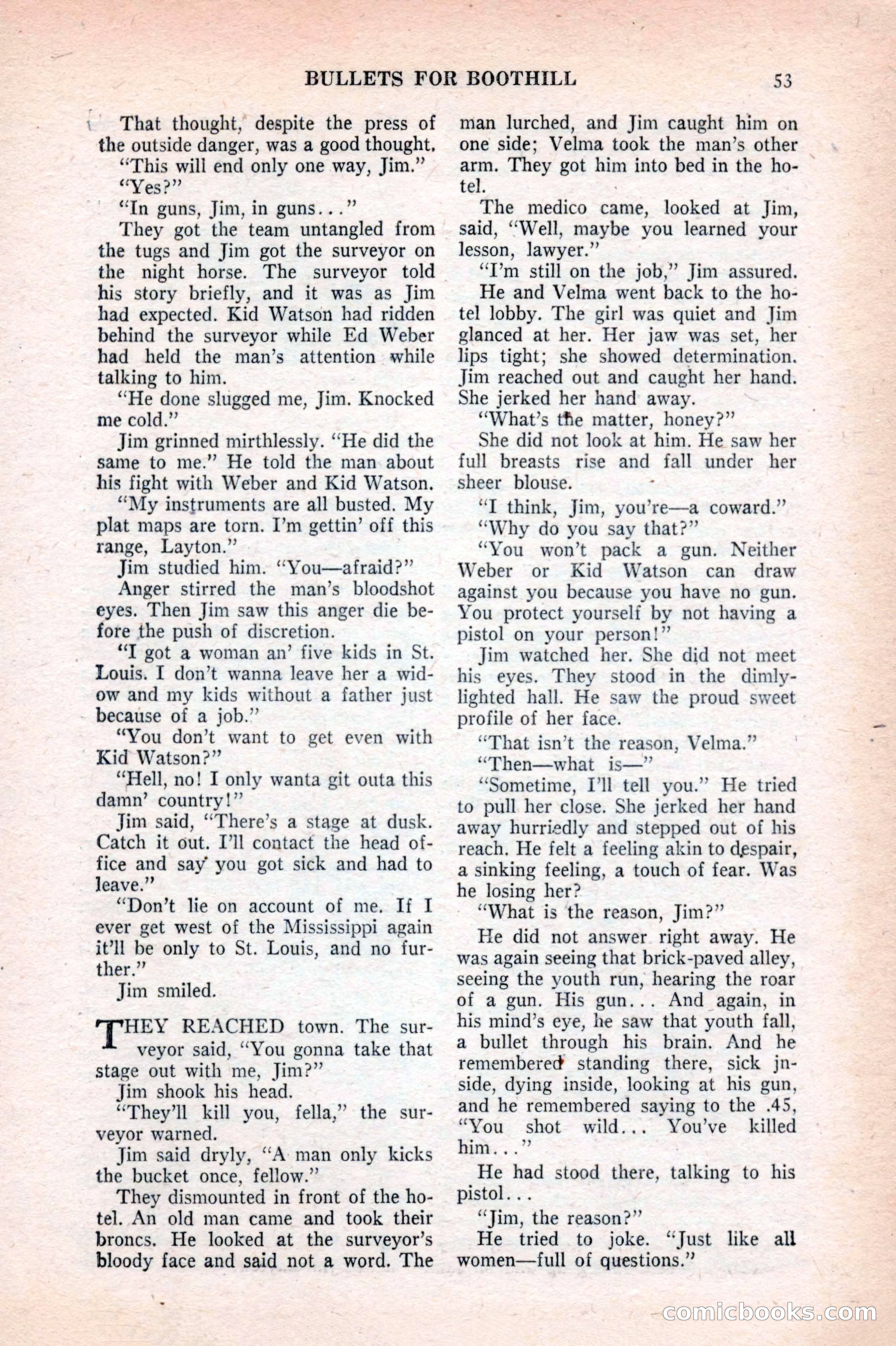 Famous Western, August 1953 — page 53 of 100