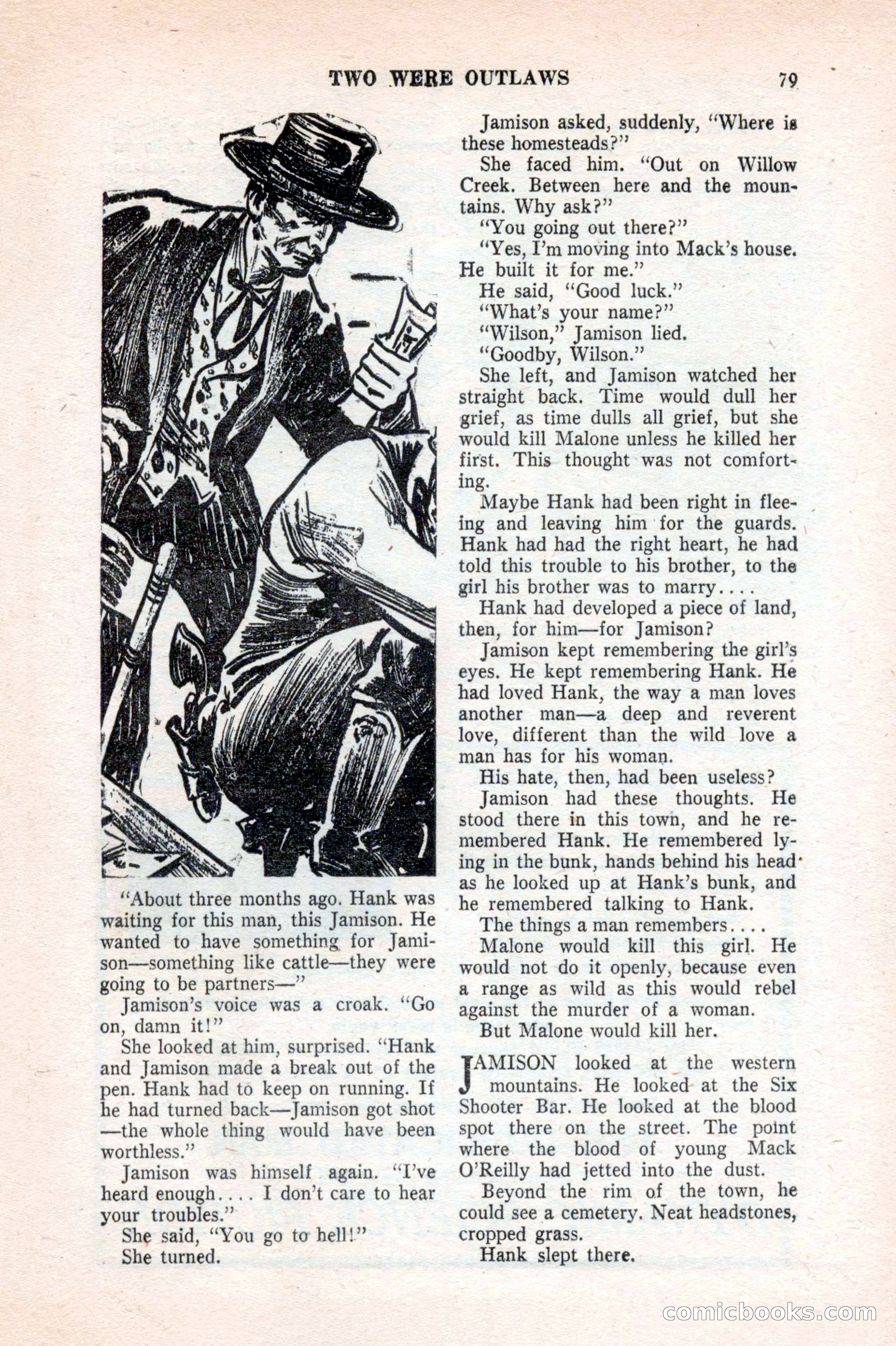 Famous Western, August 1953 — page 79 of 100