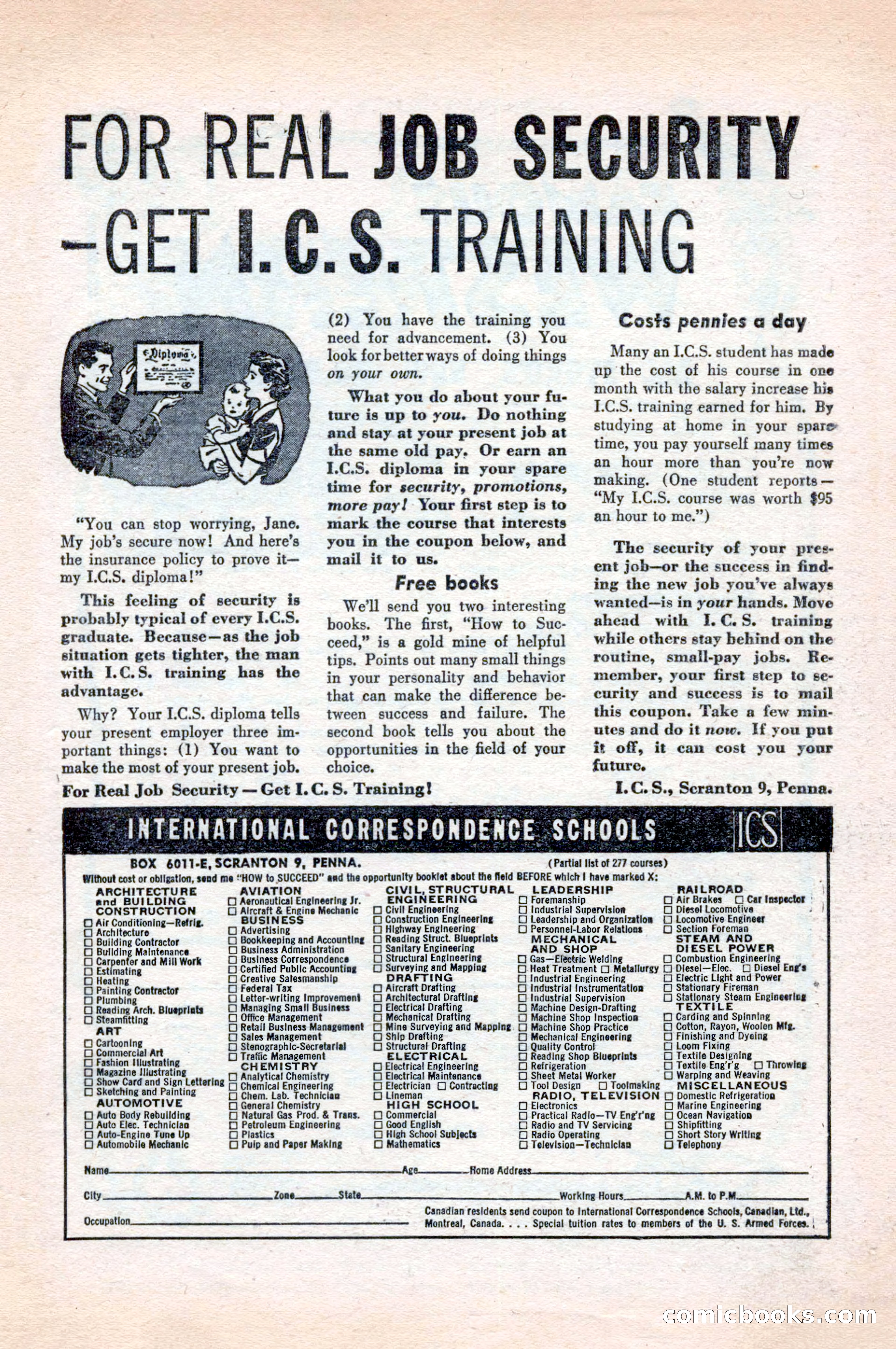 Famous Western, August 1954 — page 3 of 100
