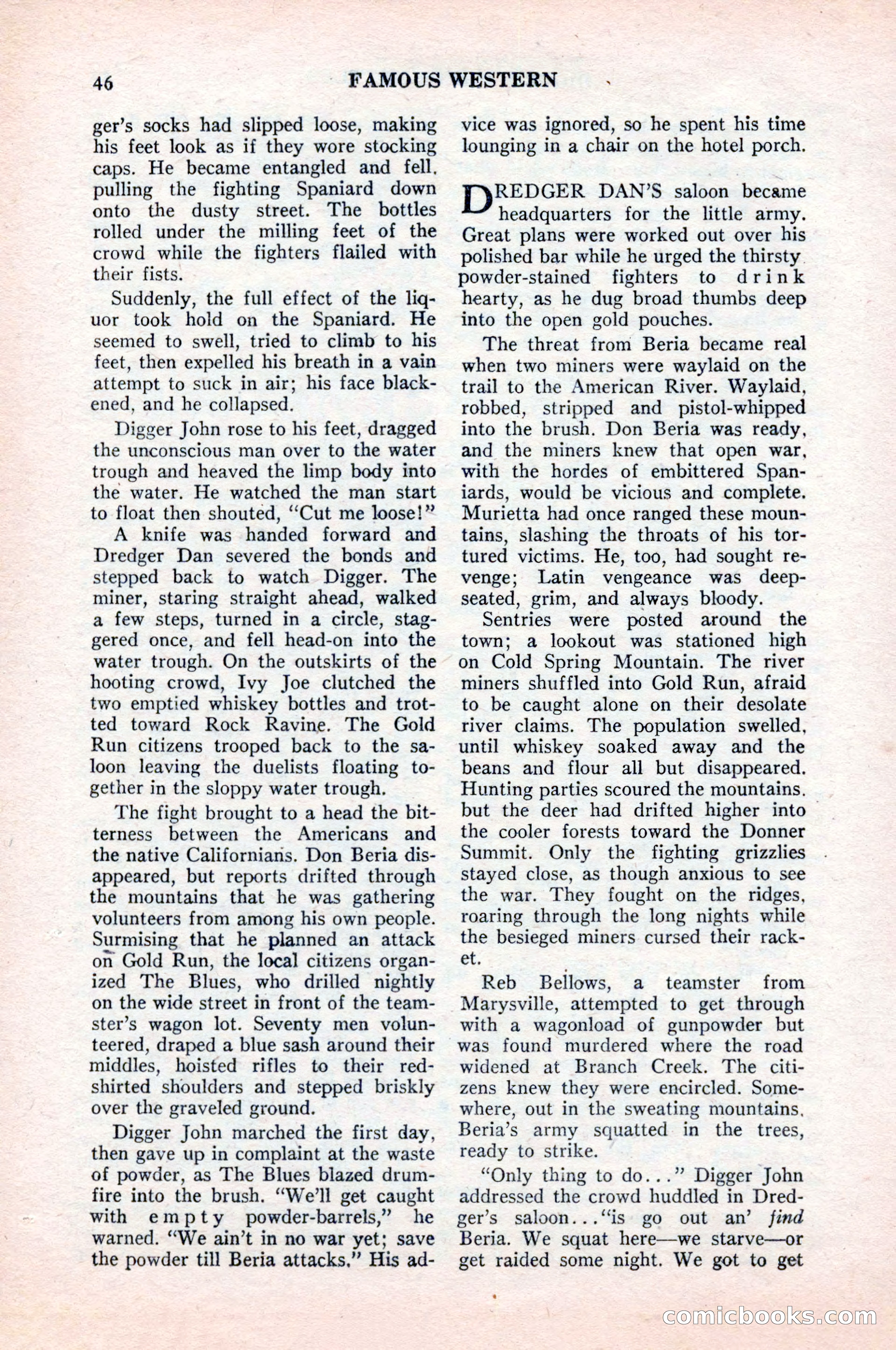 Famous Western, August 1954 — page 46 of 100