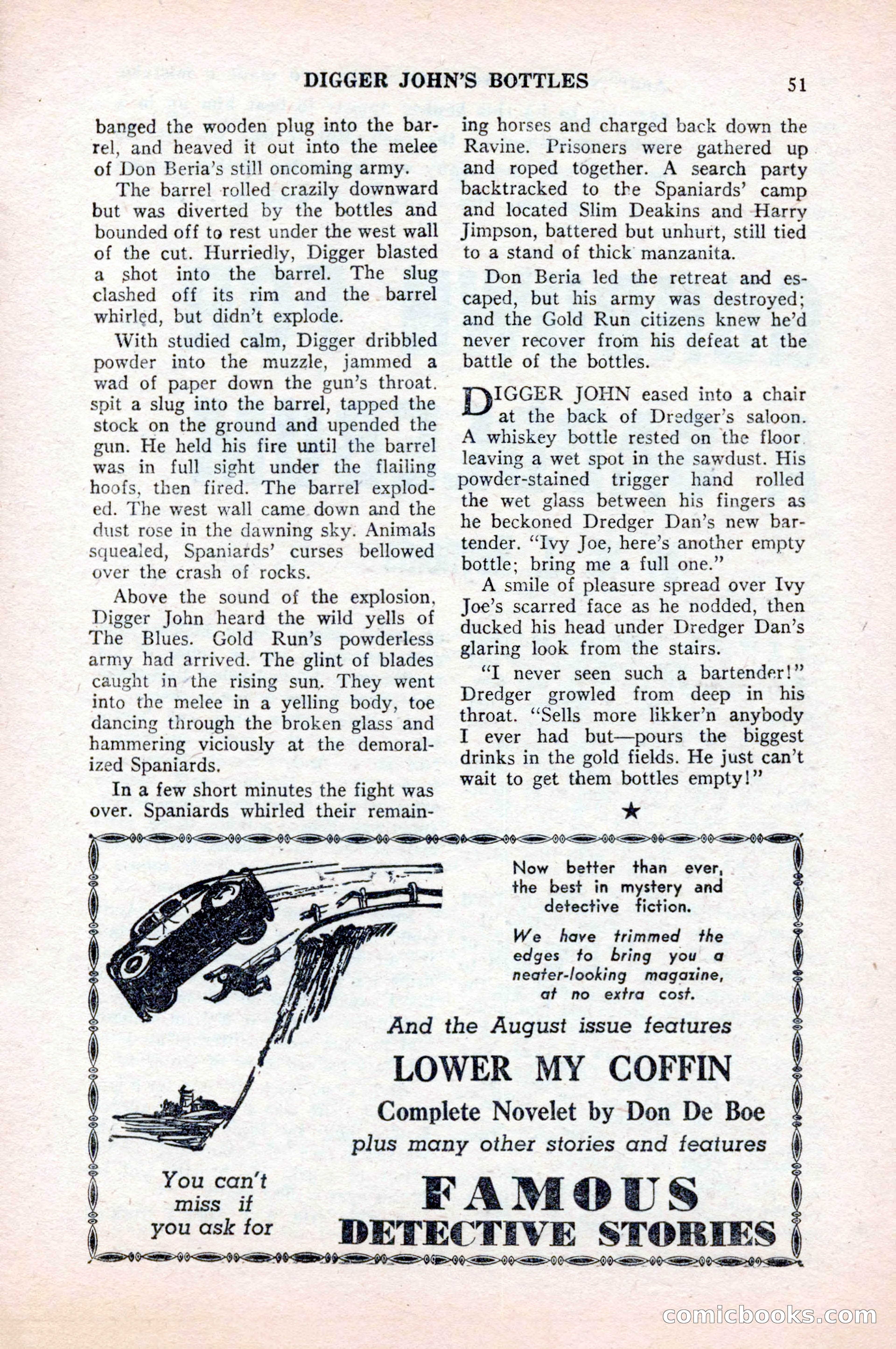 Famous Western, August 1954 — page 51 of 100