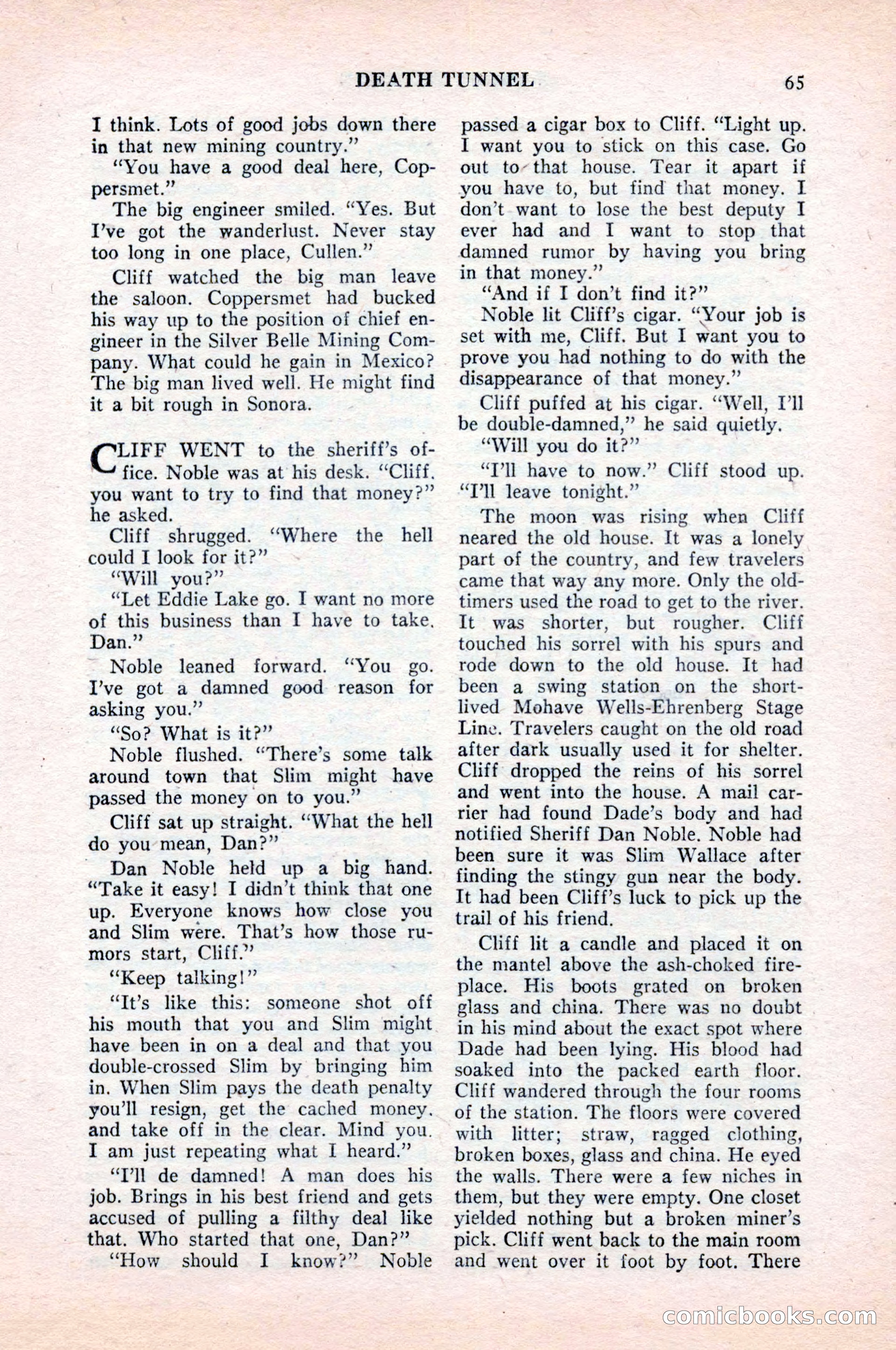 Famous Western, August 1954 — page 65 of 100