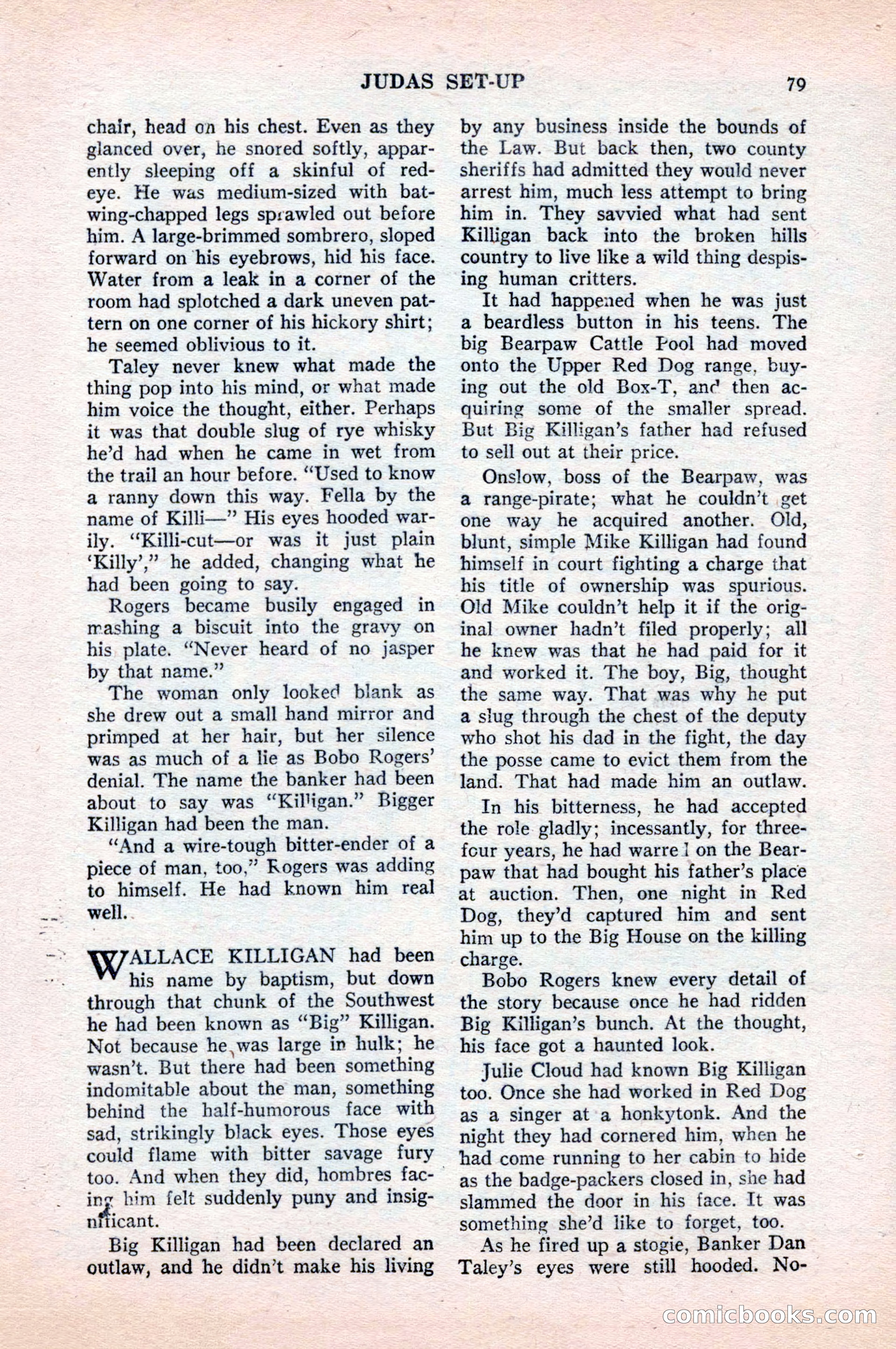 Famous Western, August 1954 — page 79 of 100