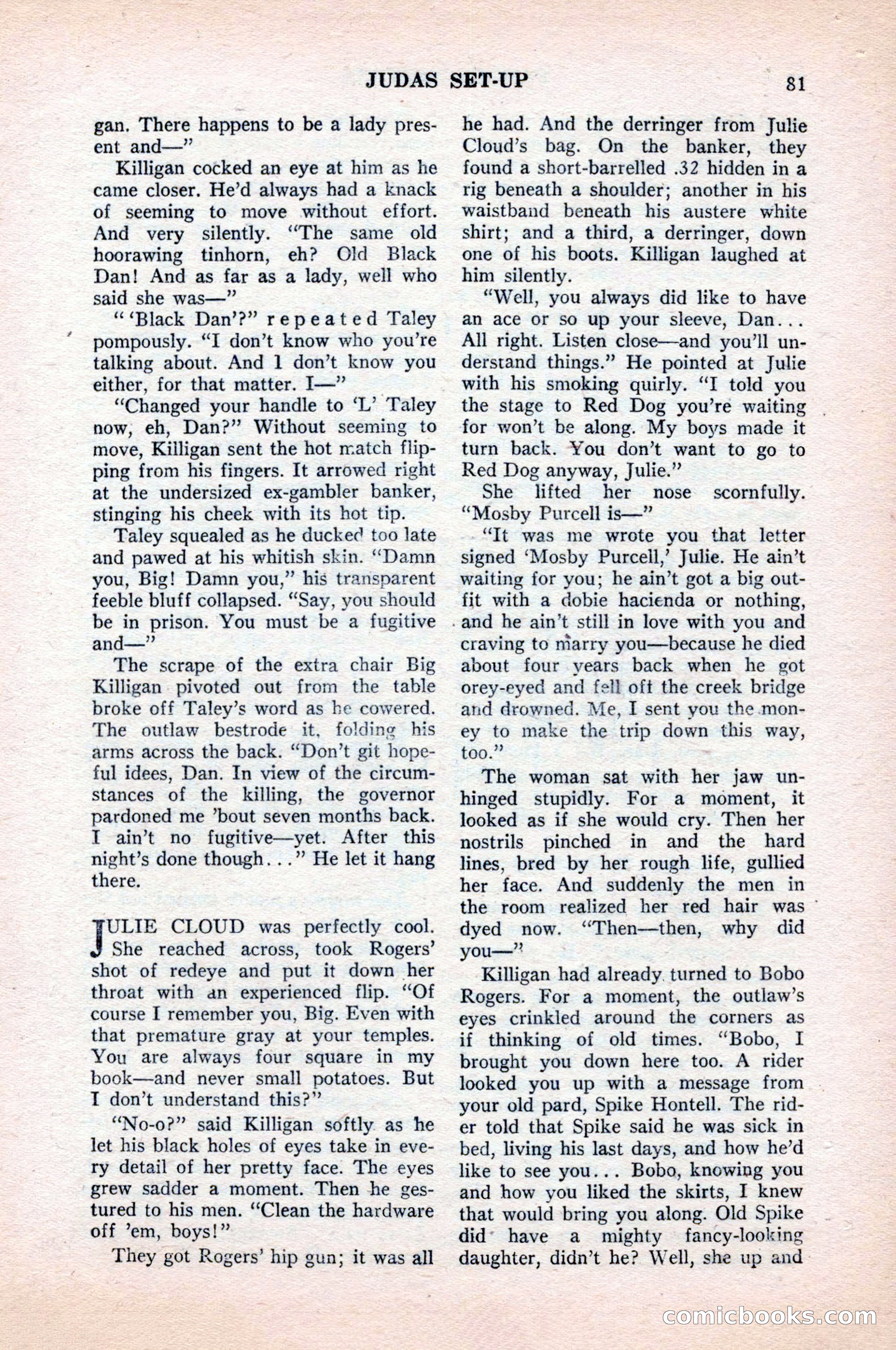 Famous Western, August 1954 — page 81 of 100