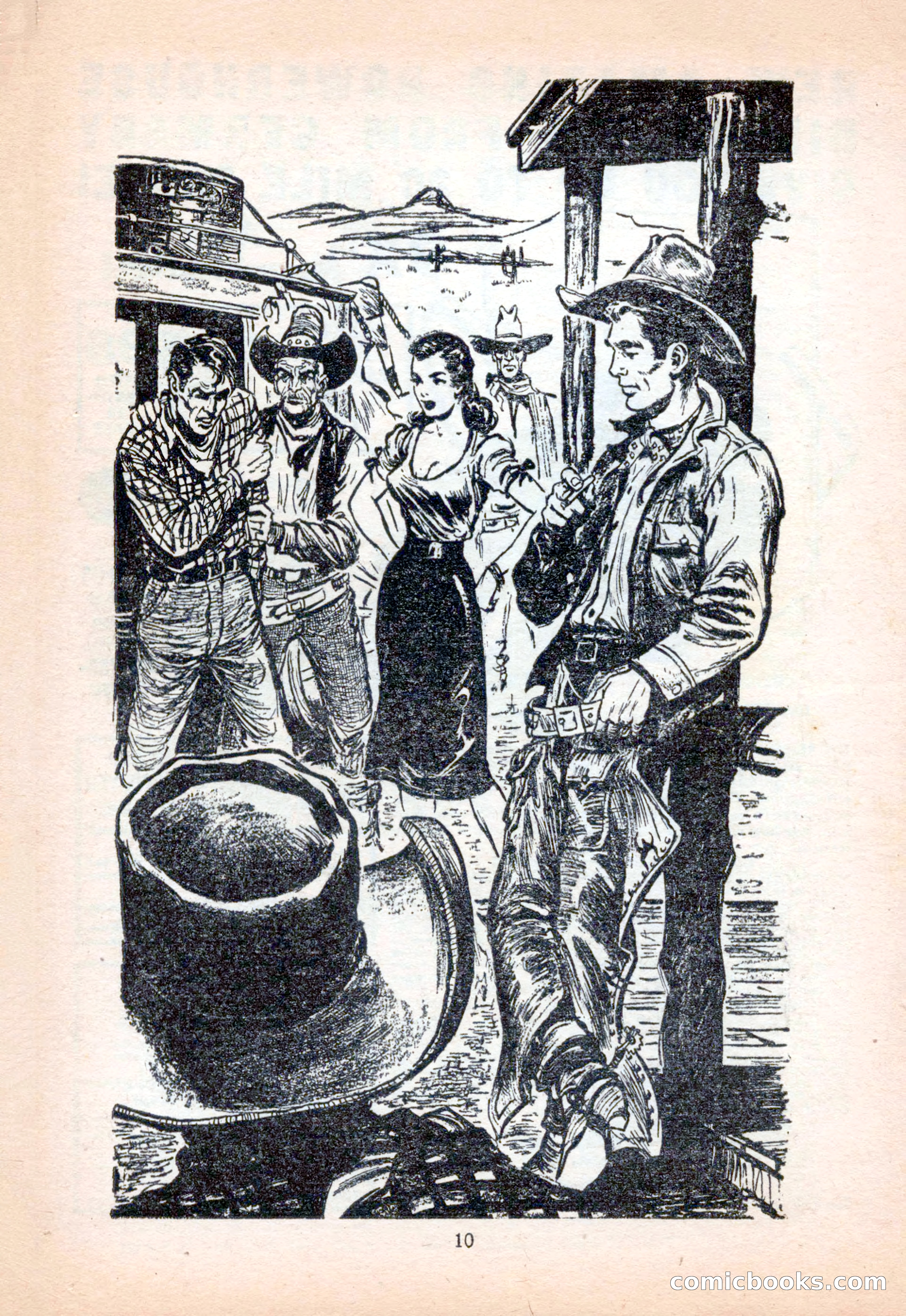 Famous Western, December 1954 — page 10 of 100