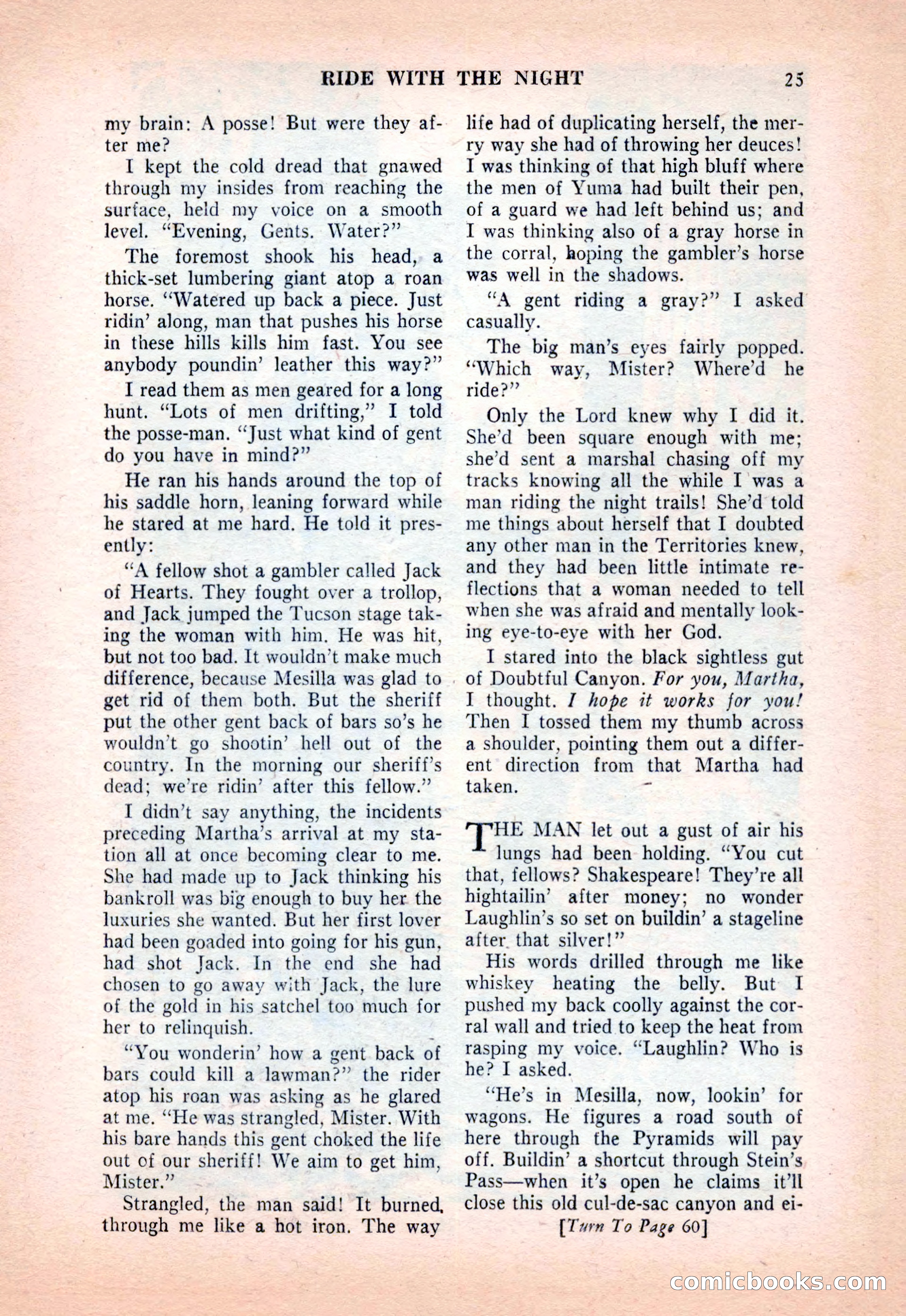 Famous Western, December 1954 — page 25 of 100