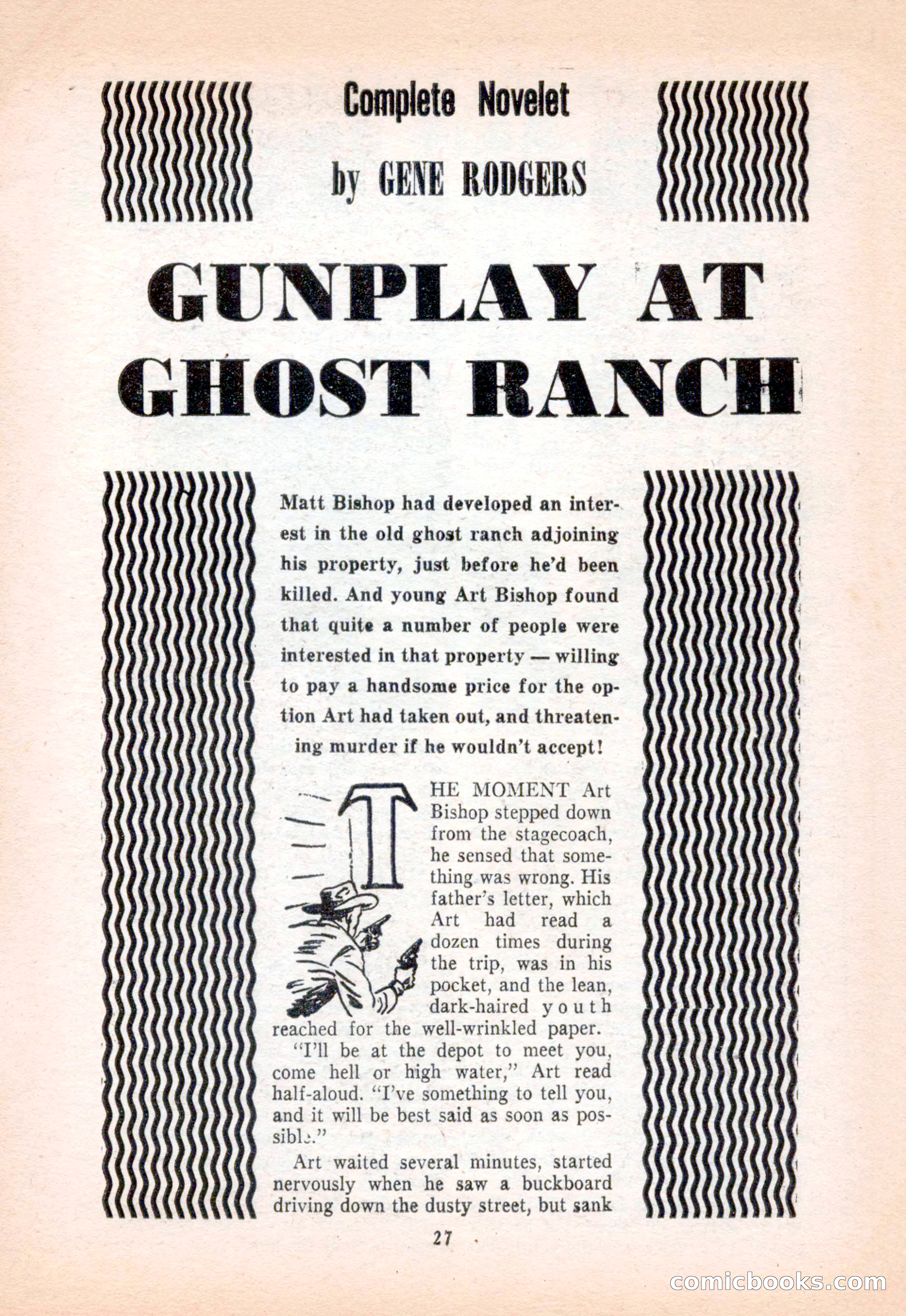 Famous Western, December 1954 — page 27 of 100