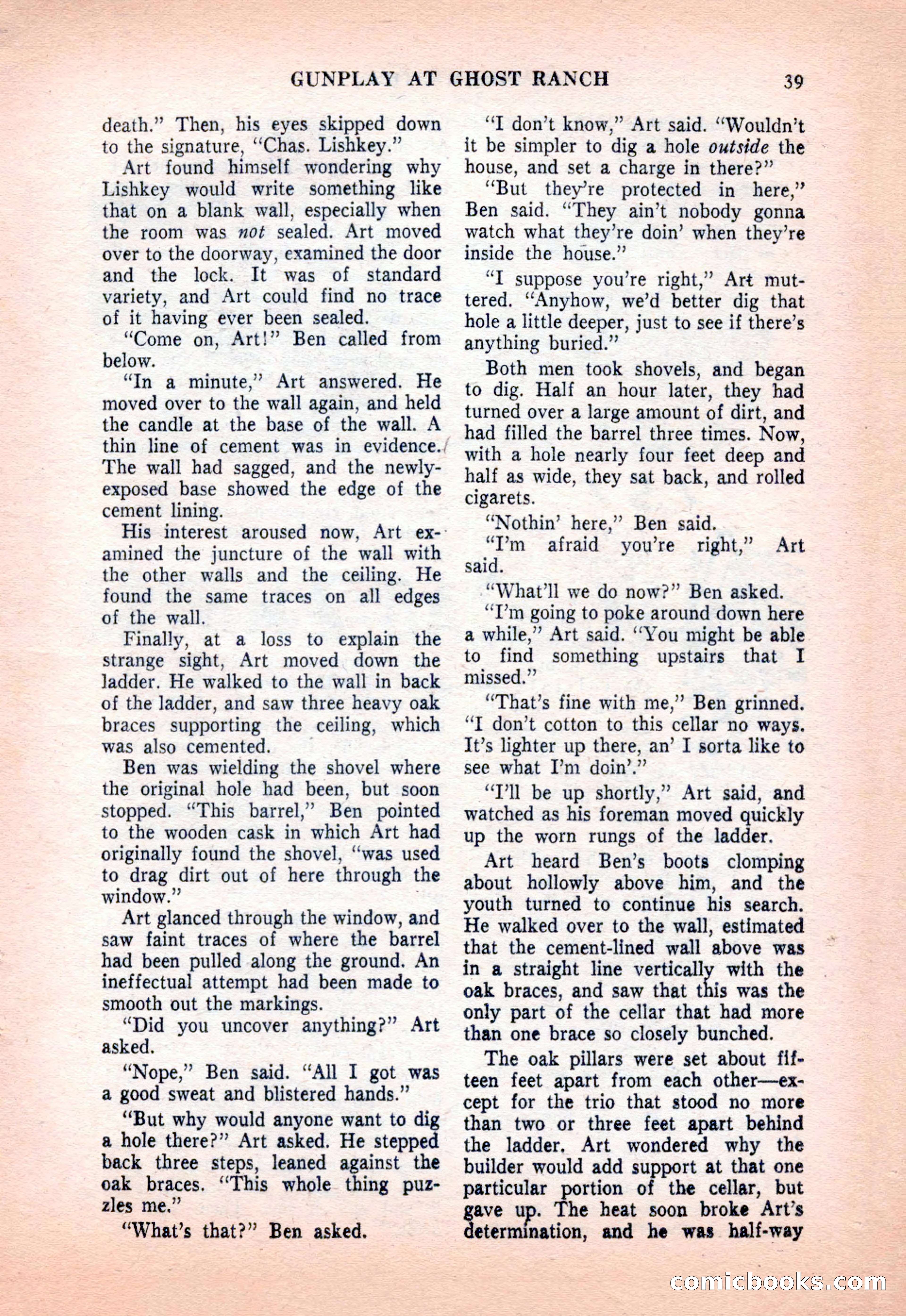 Famous Western, December 1954 — page 39 of 100