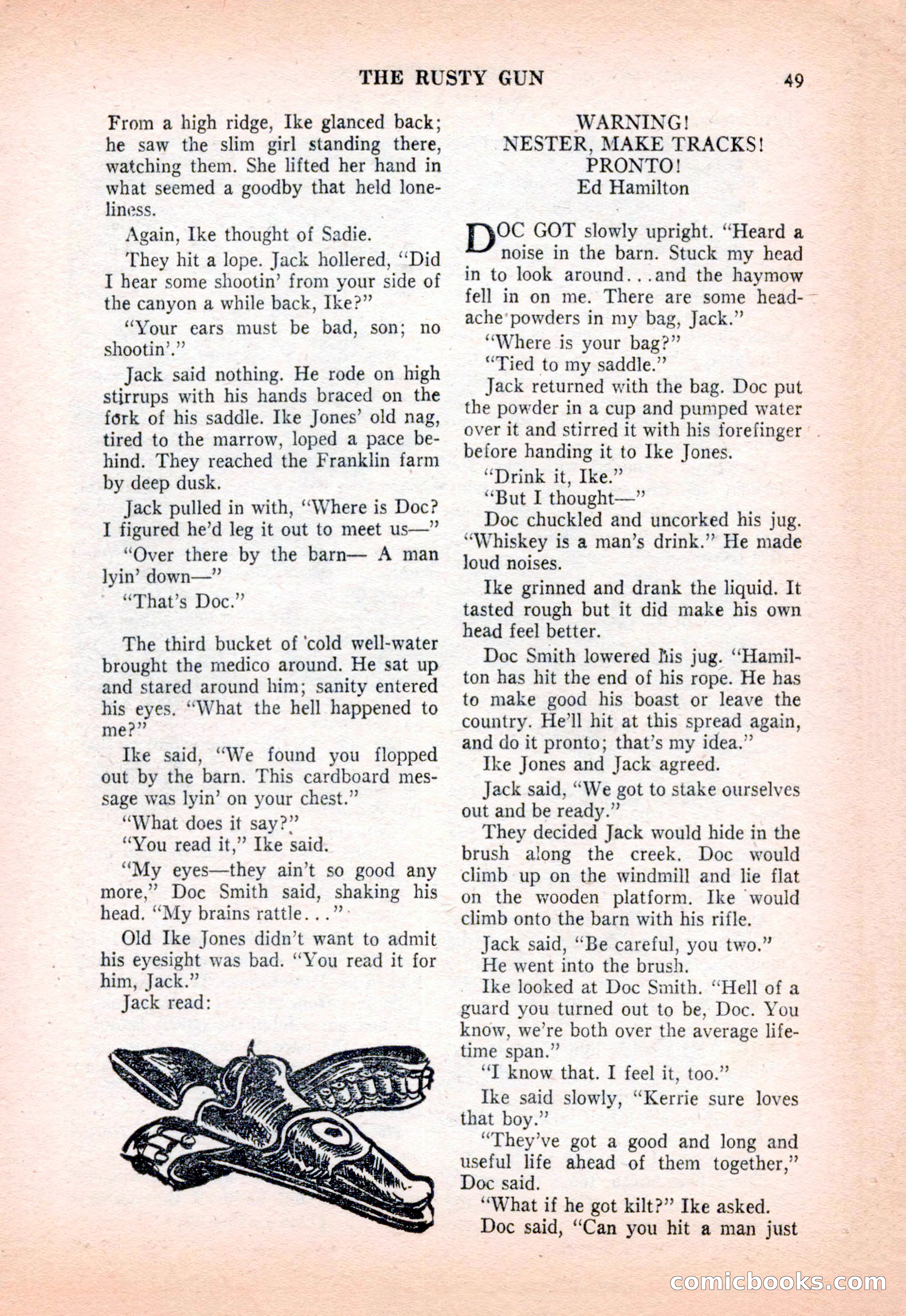 Famous Western, December 1954 — page 49 of 100