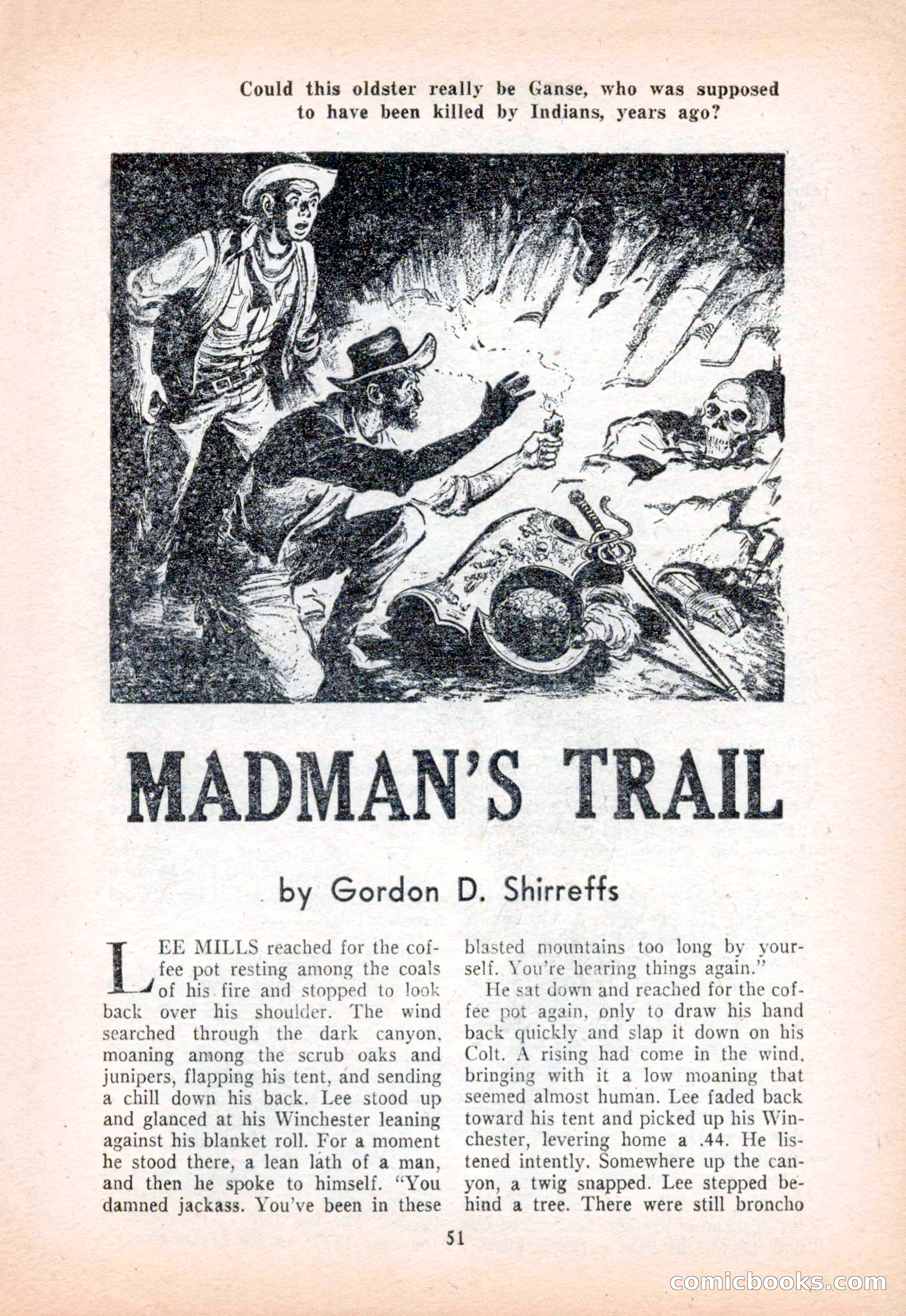 Famous Western, December 1954 — page 51 of 100