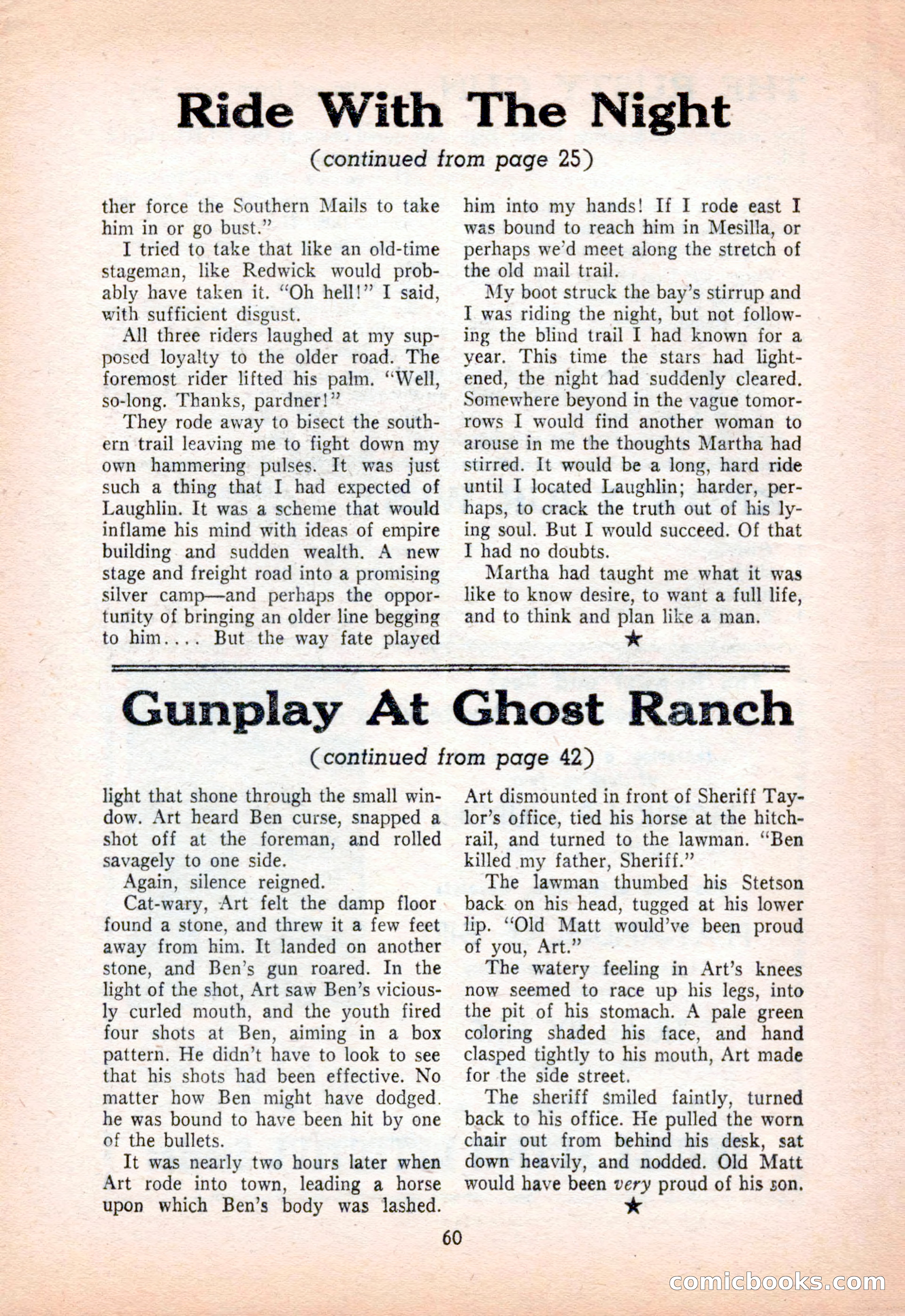 Famous Western, December 1954 — page 60 of 100