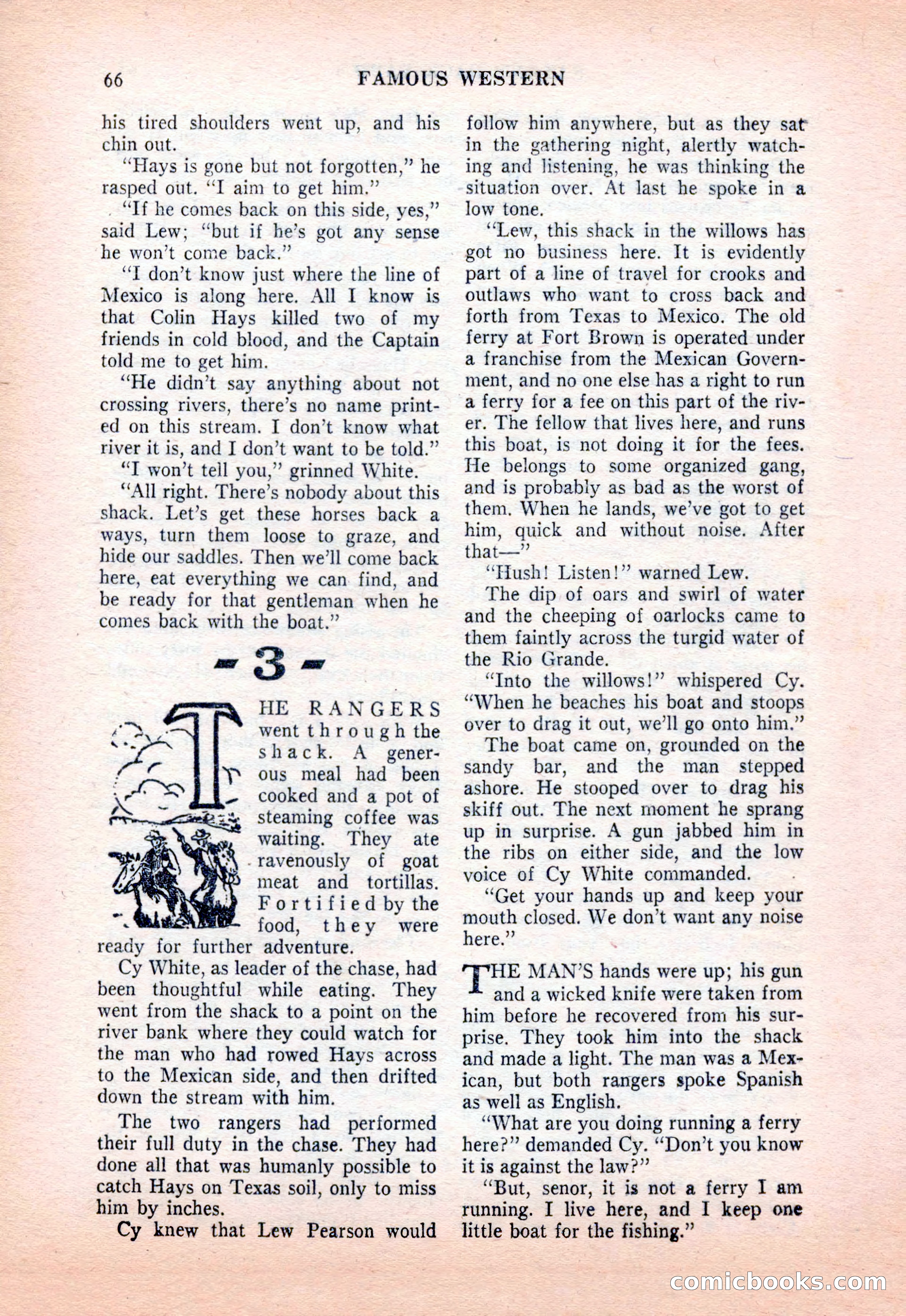 Famous Western, December 1954 — page 66 of 100