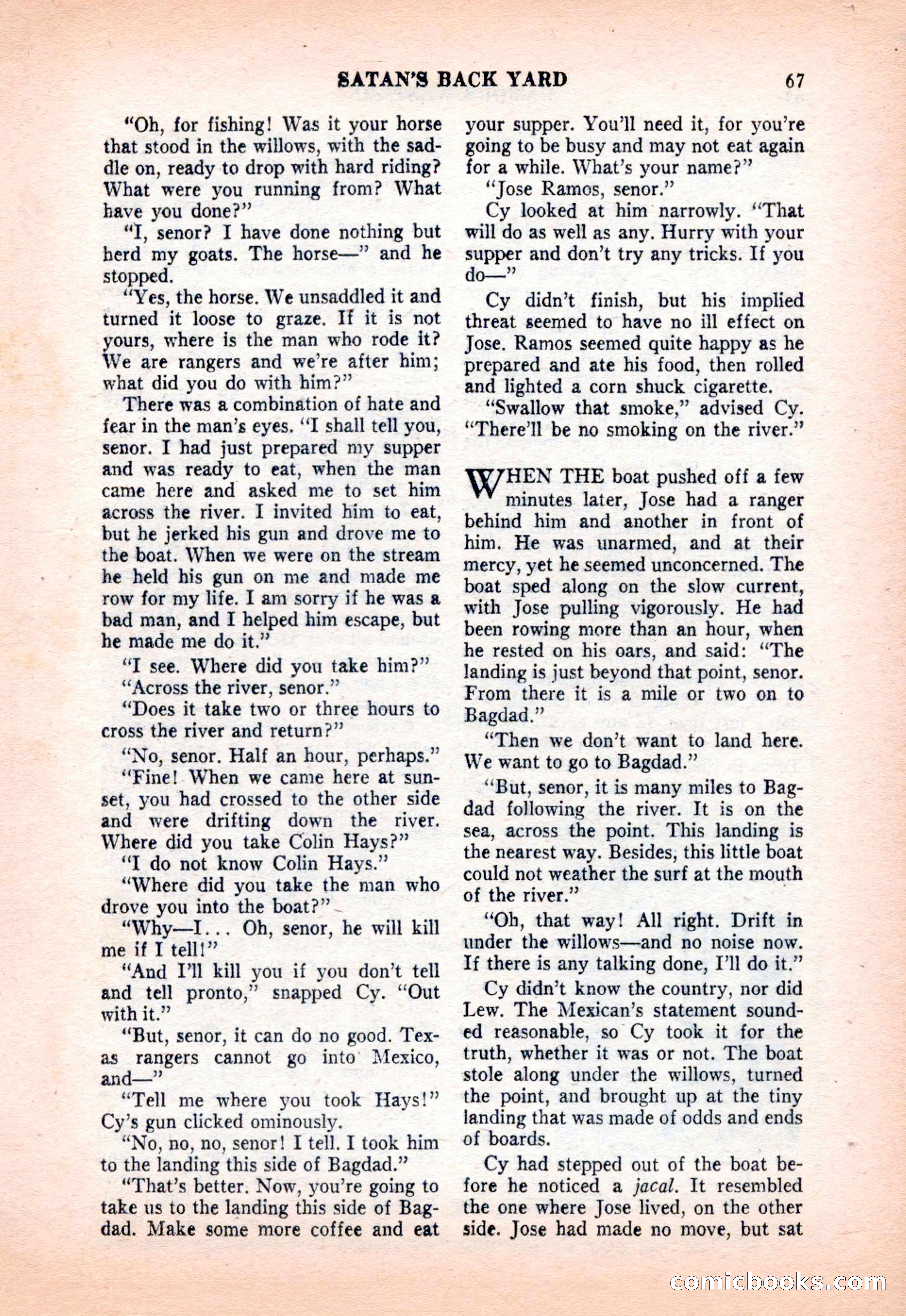 Famous Western, December 1954 — page 67 of 100