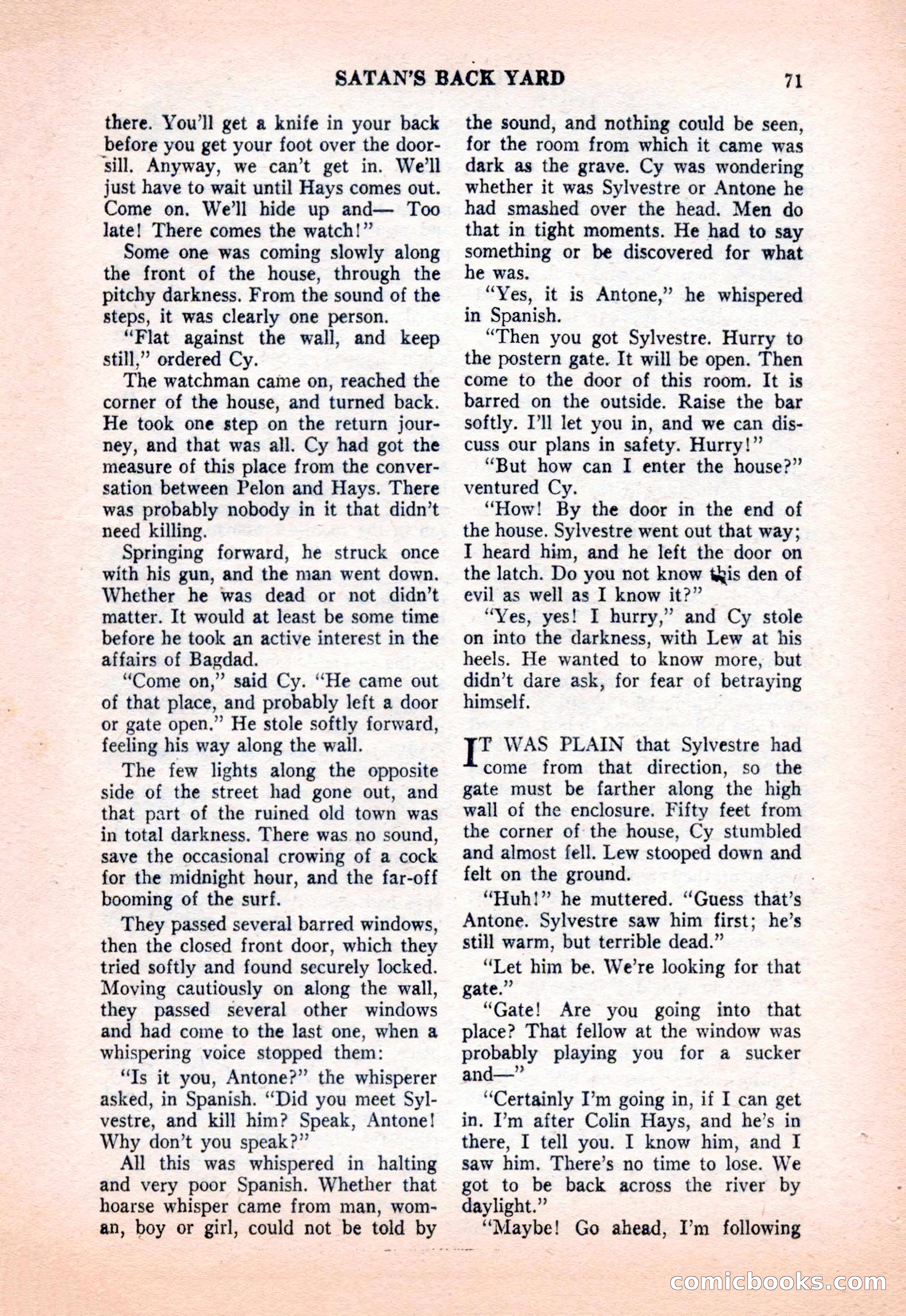 Famous Western, December 1954 — page 71 of 100