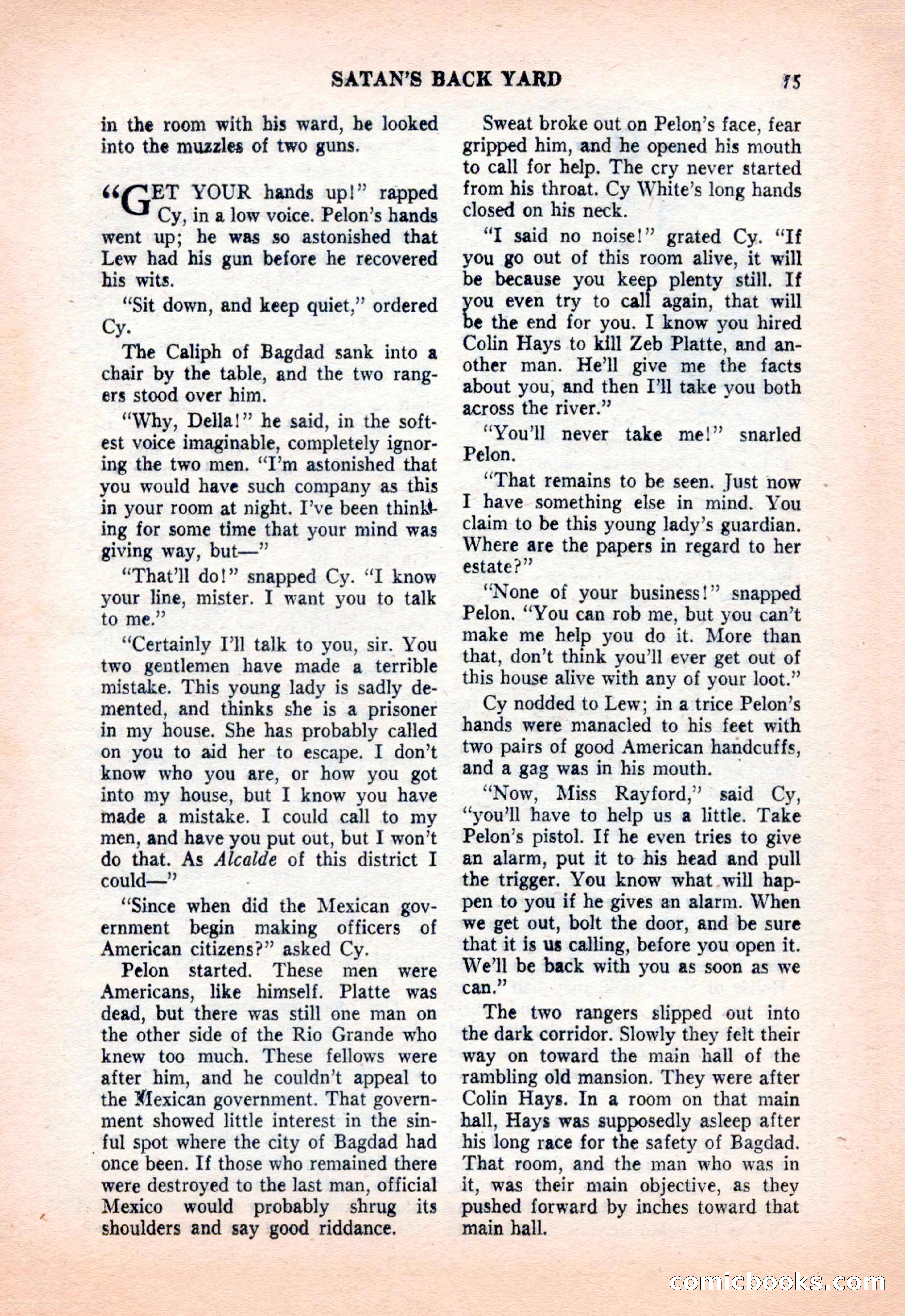 Famous Western, December 1954 — page 75 of 100