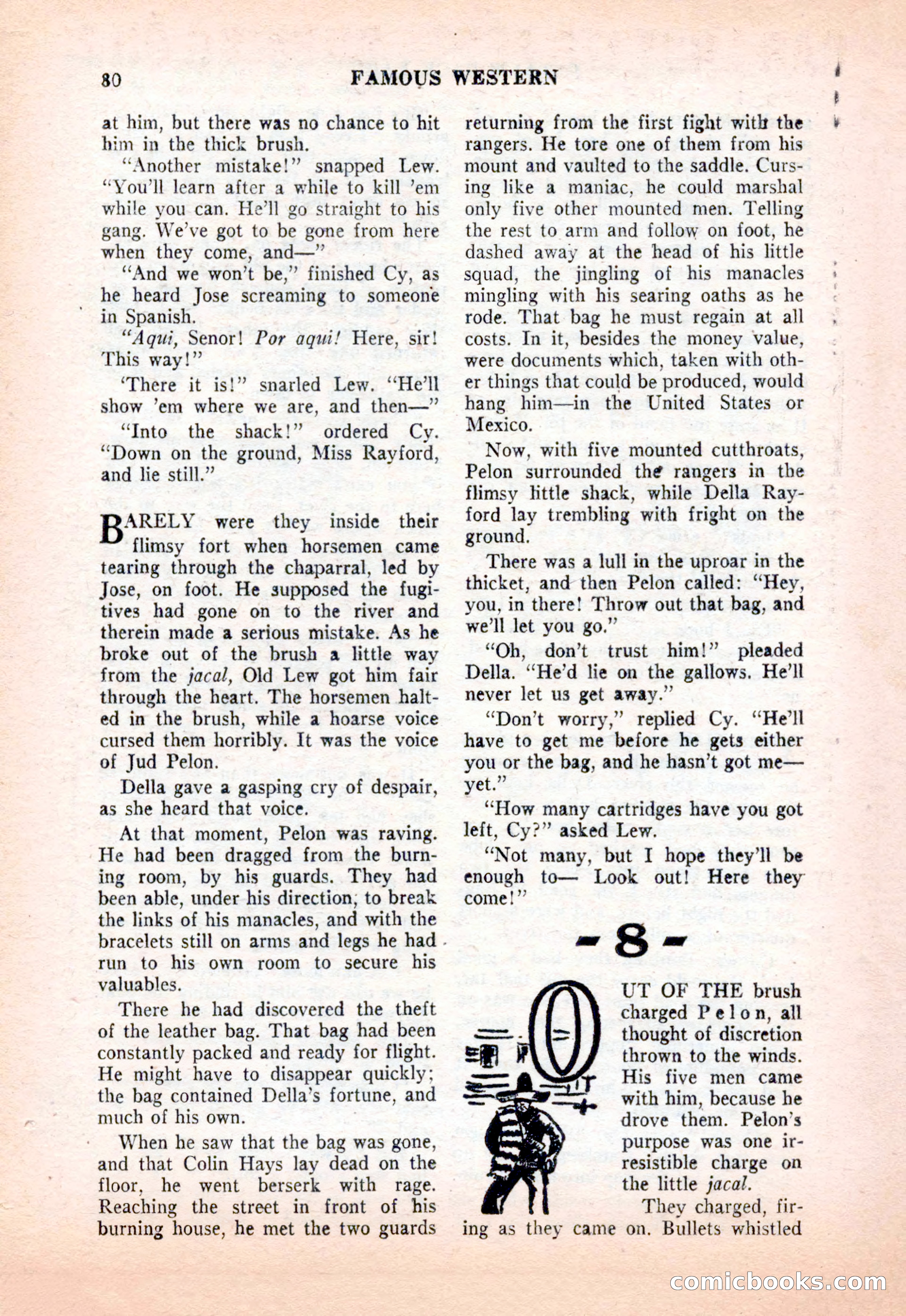 Famous Western, December 1954 — page 80 of 100