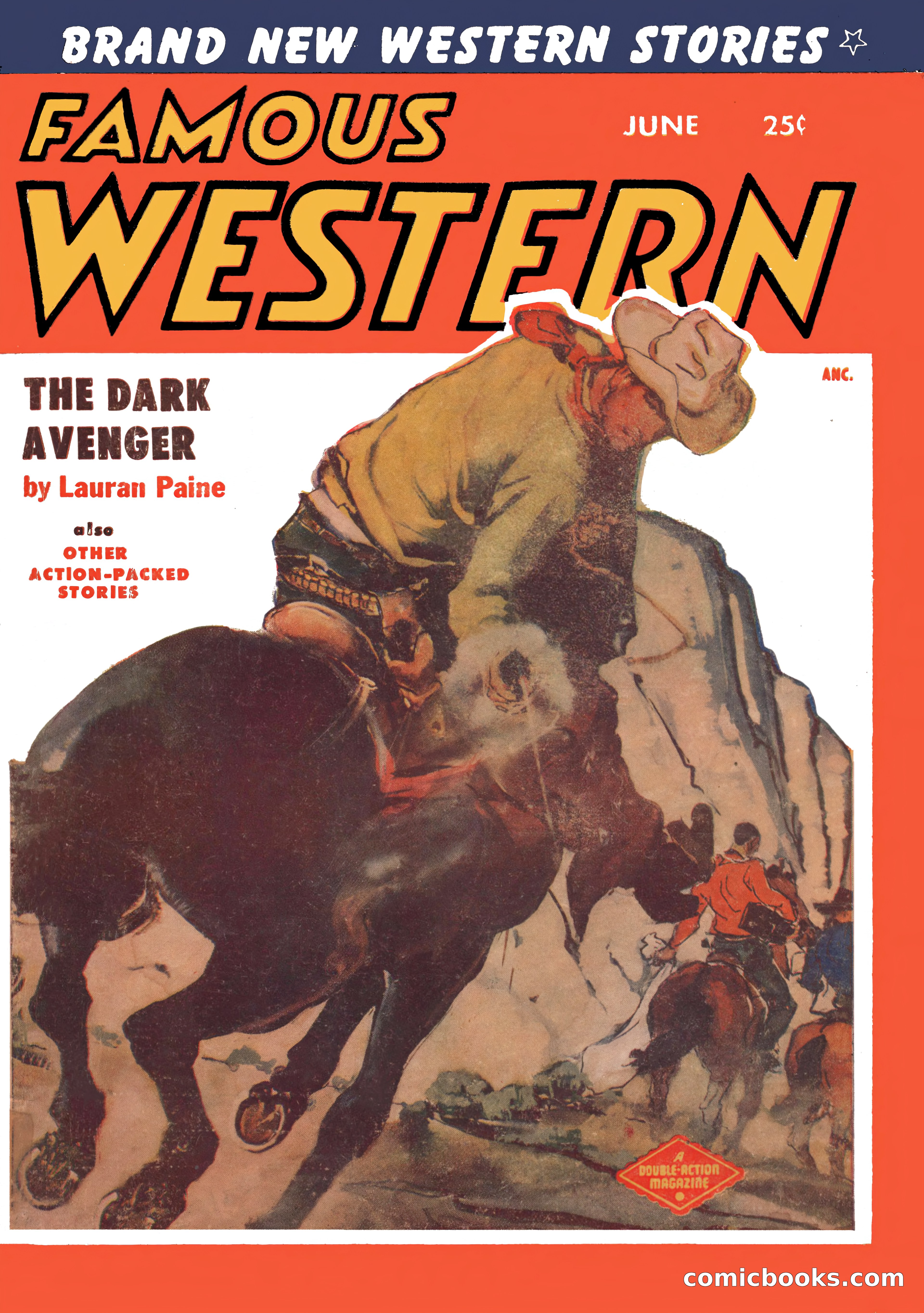 Famous Western, June 1955 — page 1 of 100