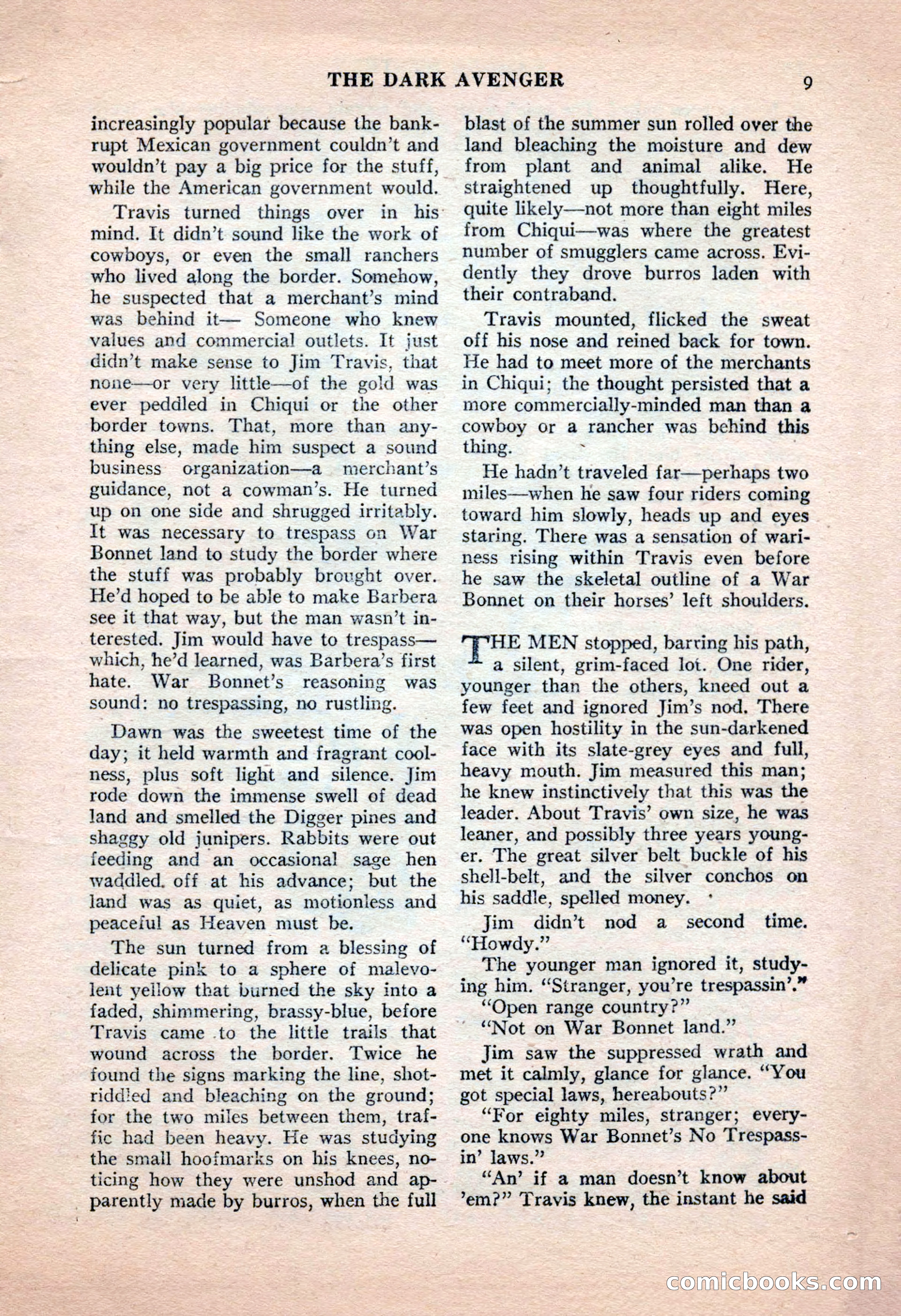 Famous Western, June 1955 — page 9 of 100
