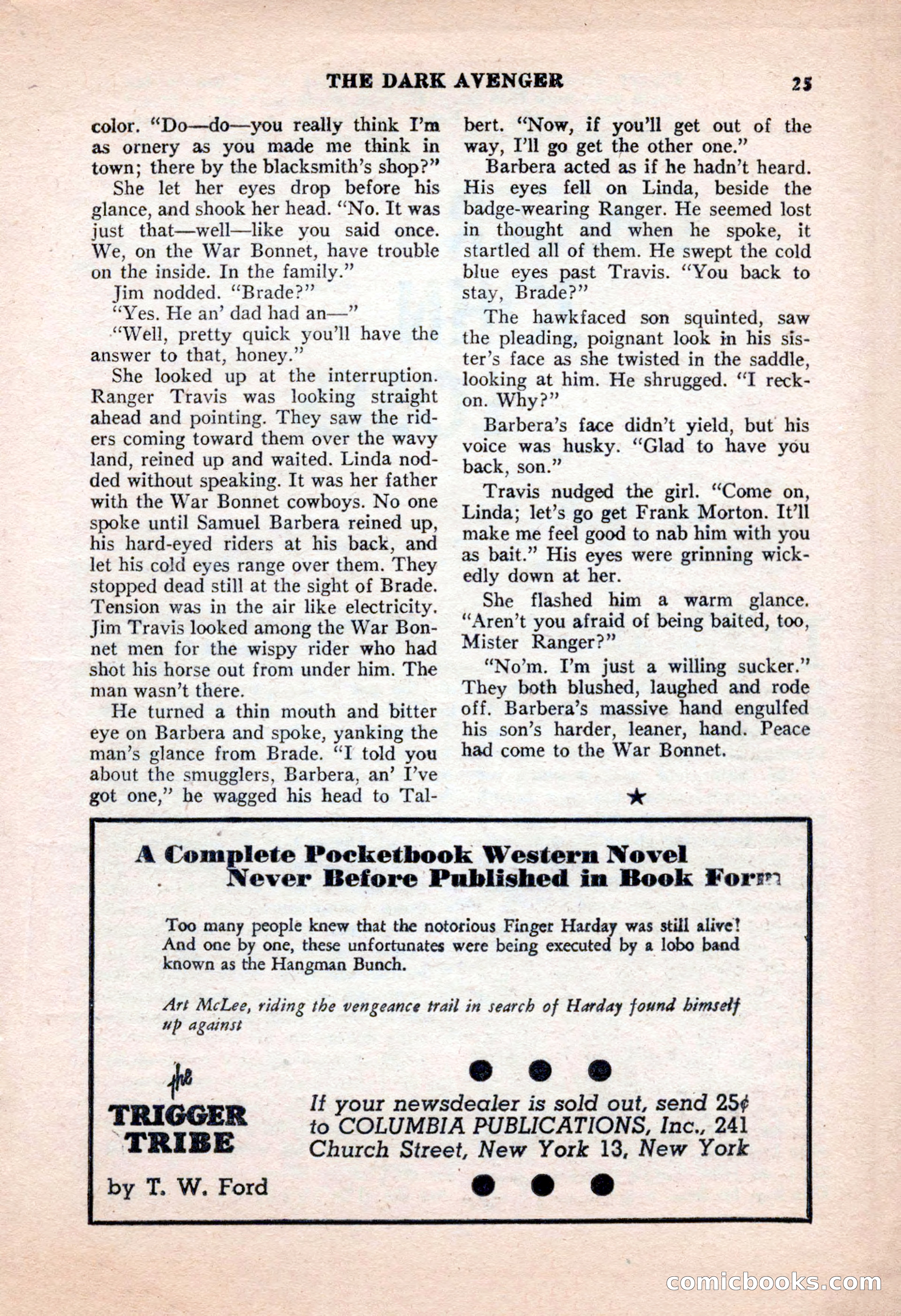 Famous Western, June 1955 — page 25 of 100