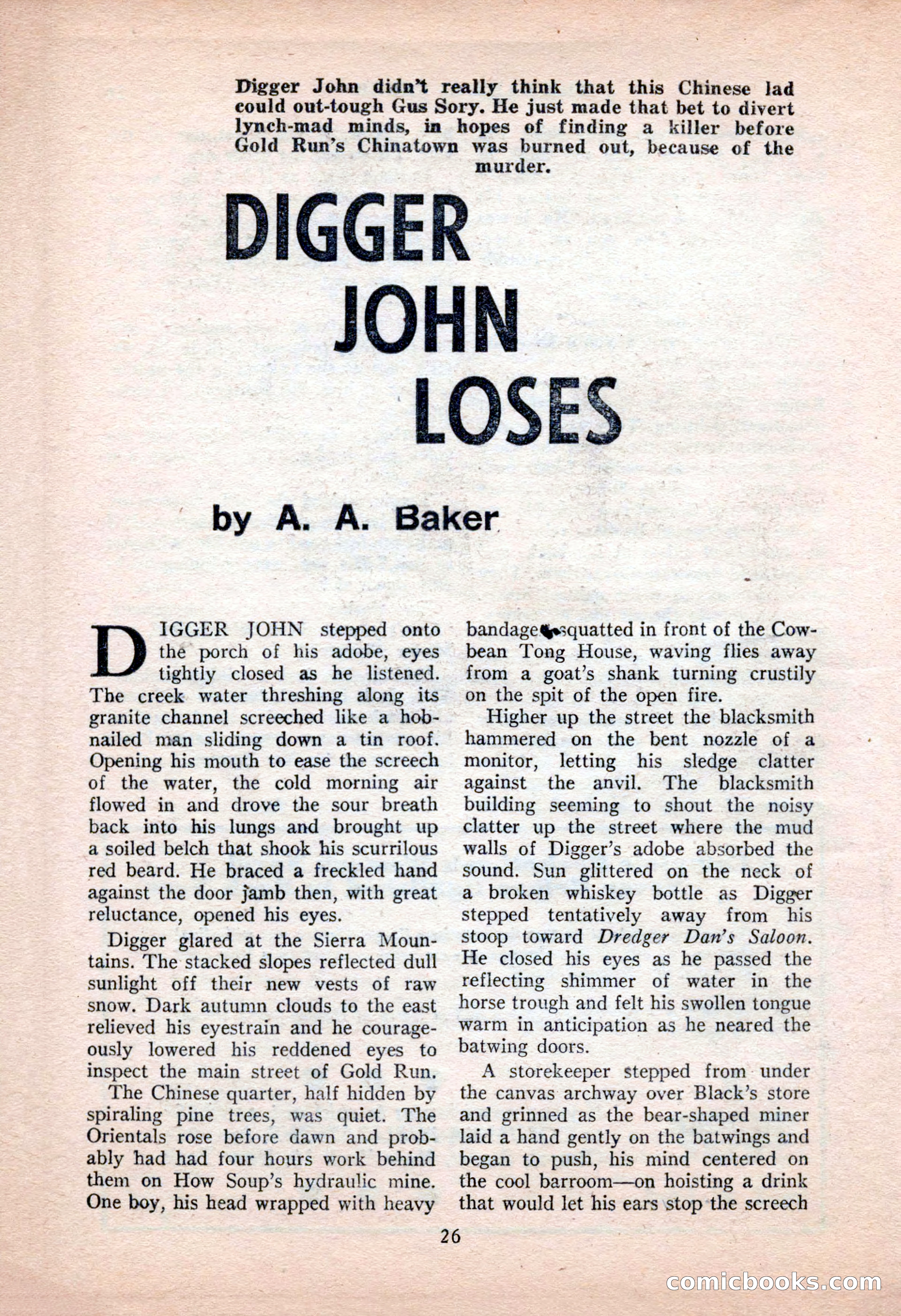 Famous Western, June 1955 — page 26 of 100