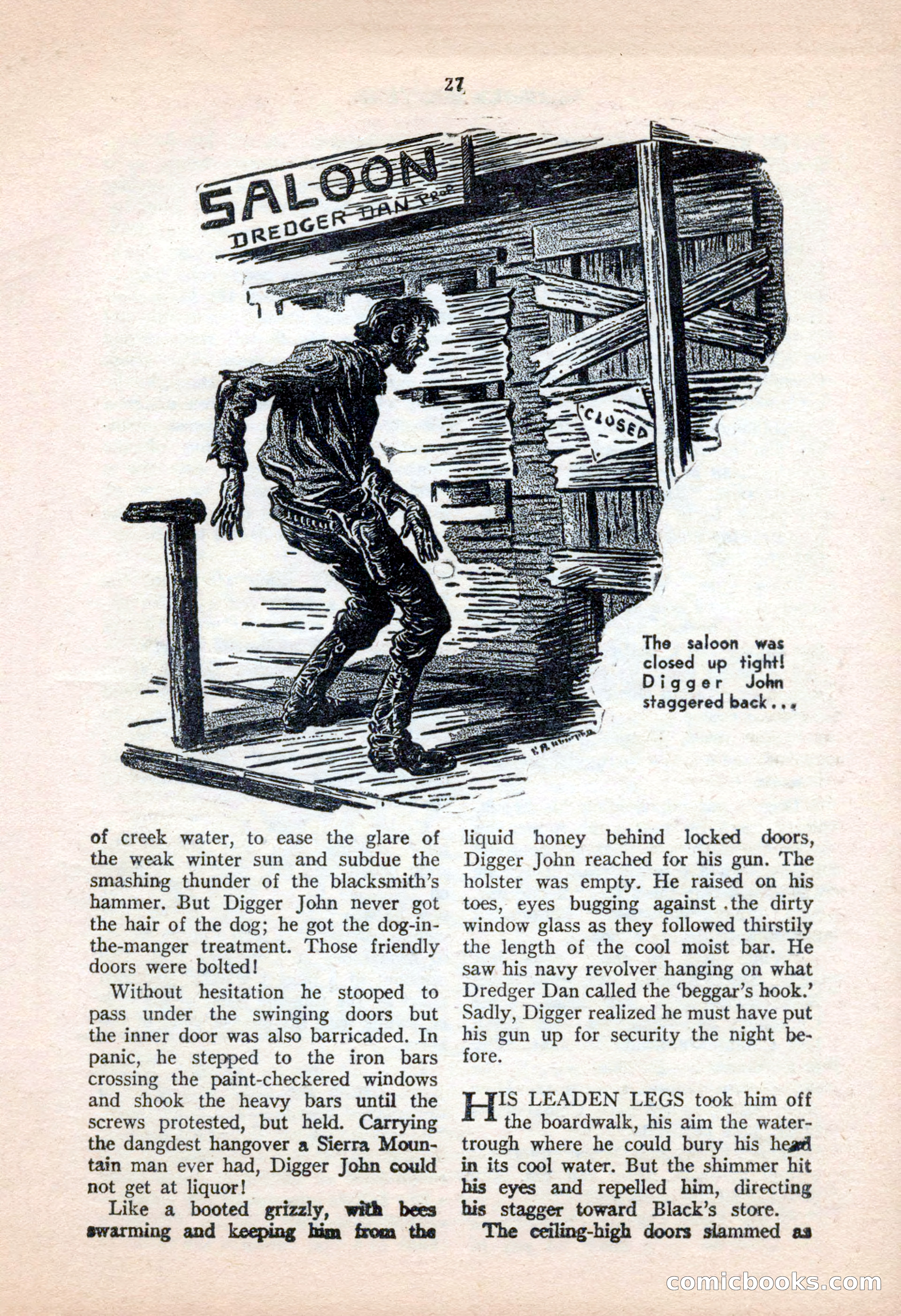 Famous Western, June 1955 — page 27 of 100