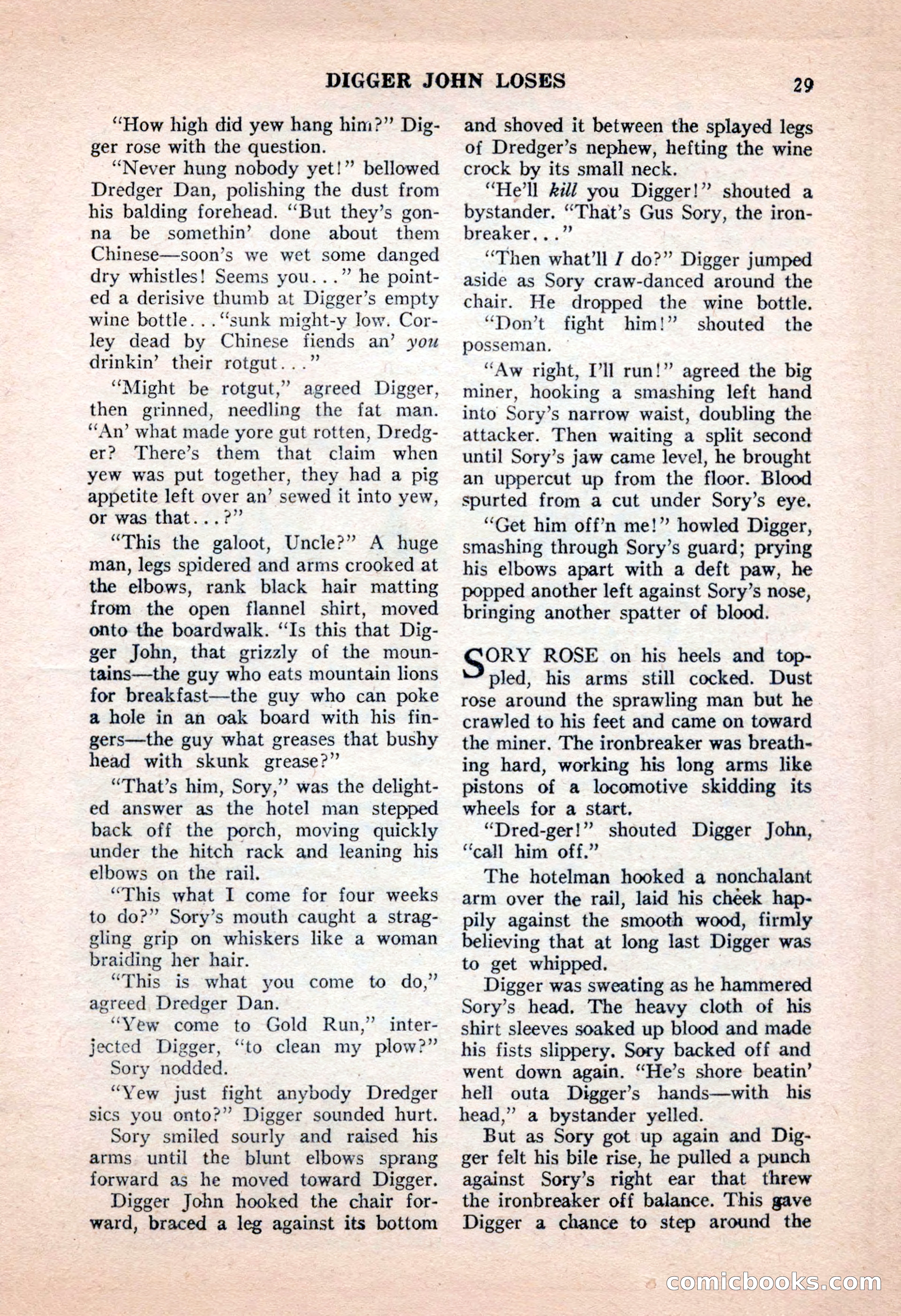 Famous Western, June 1955 — page 29 of 100