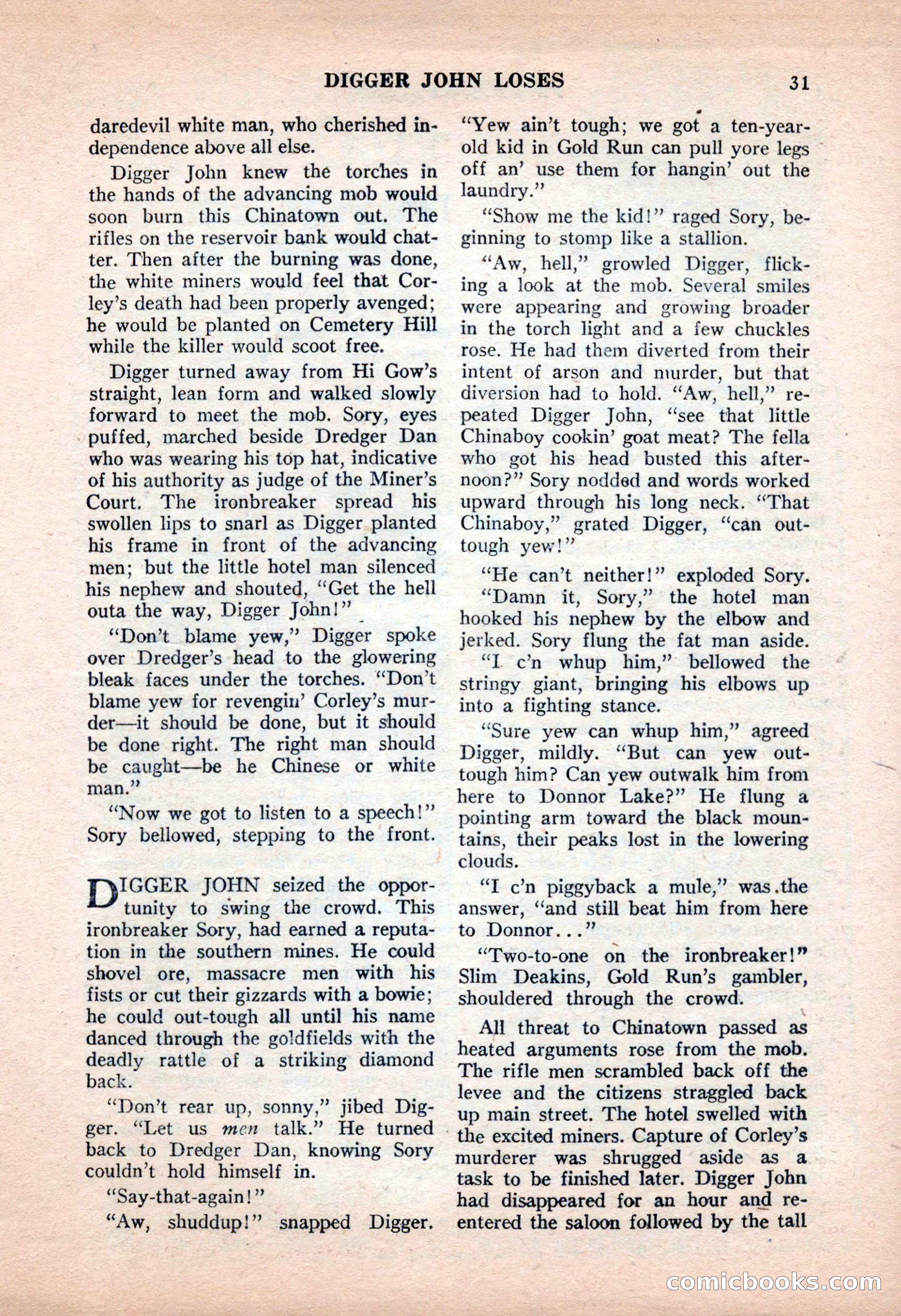 Famous Western, June 1955 — page 31 of 100