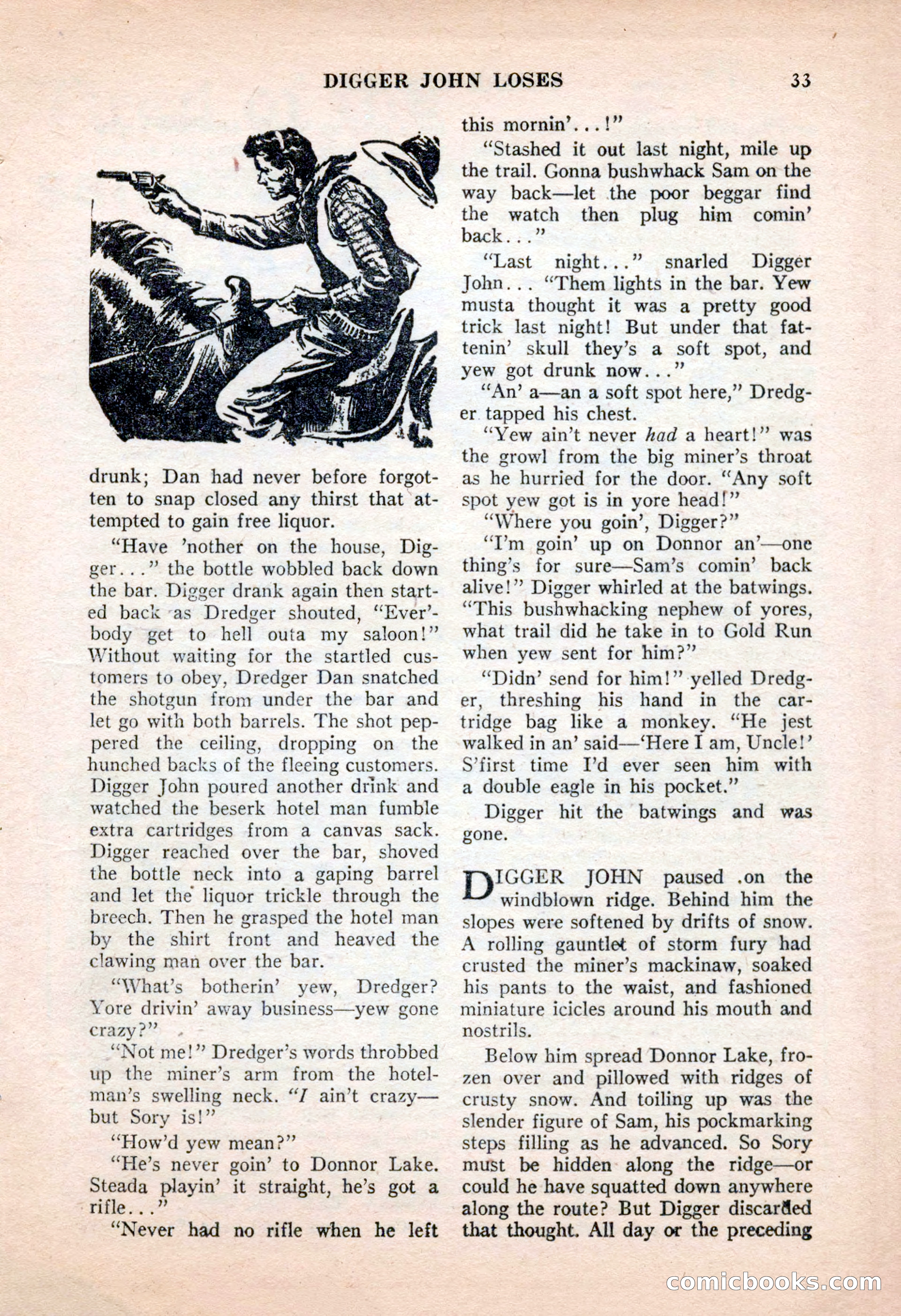 Famous Western, June 1955 — page 33 of 100