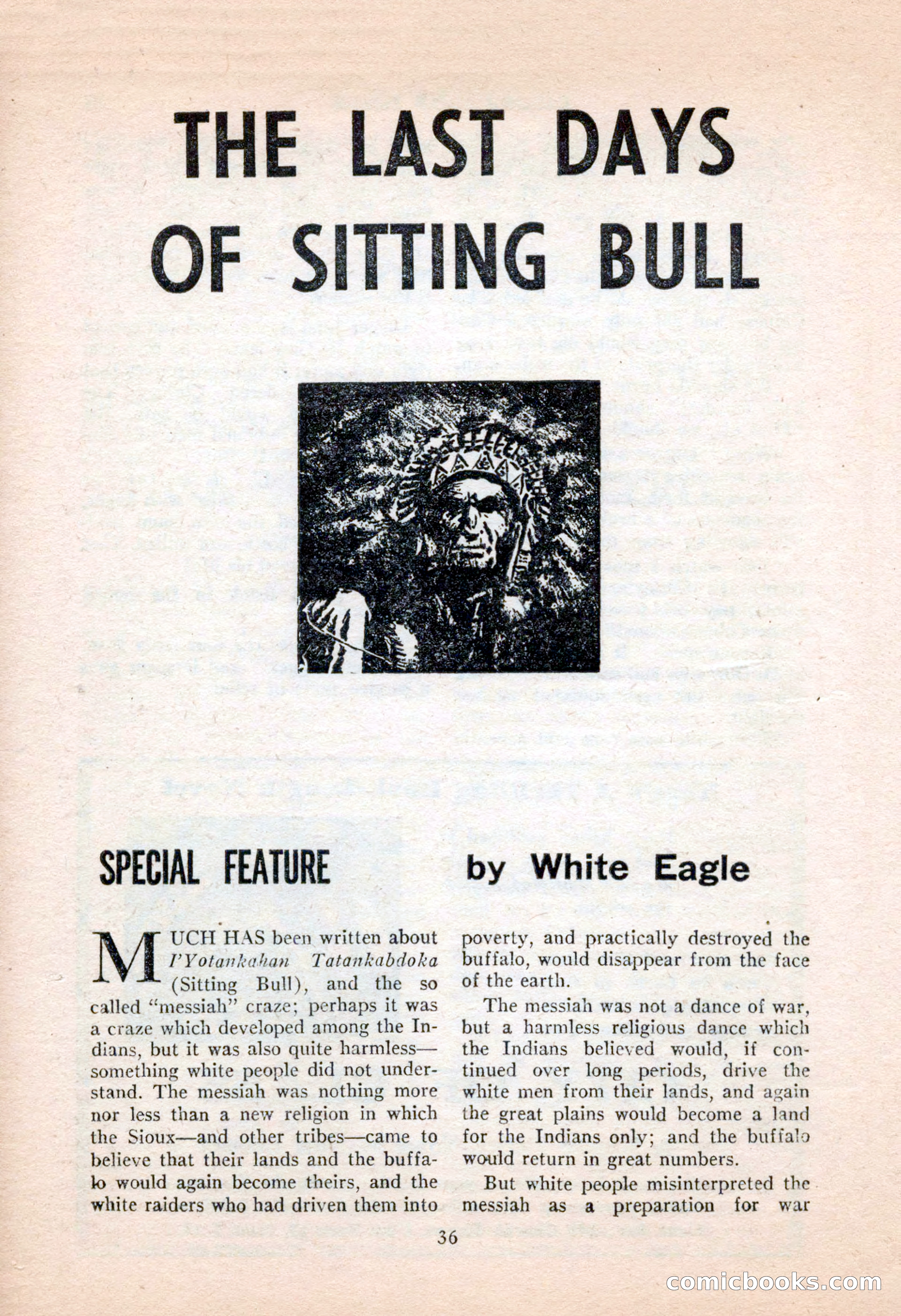 Famous Western, June 1955 — page 36 of 100