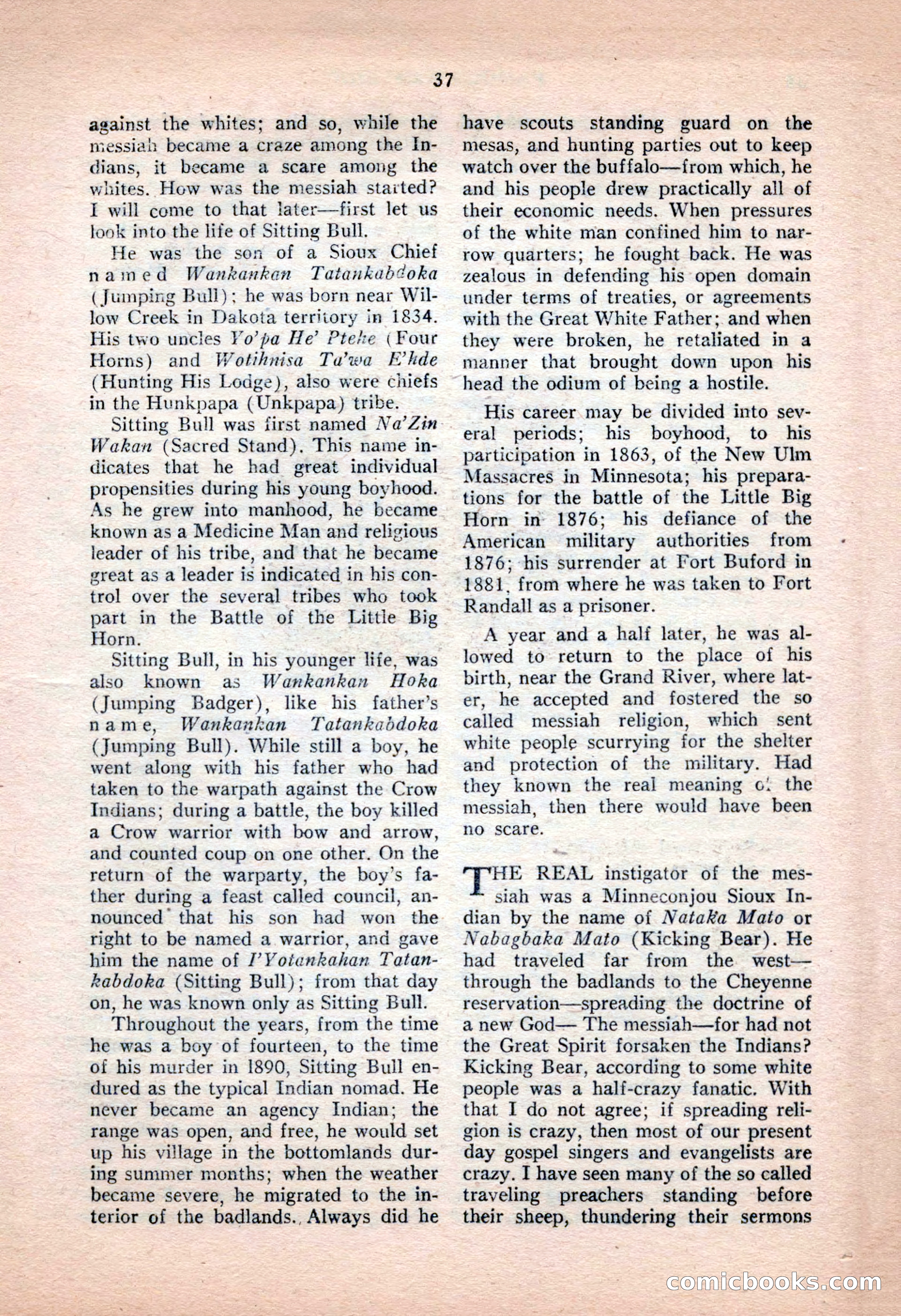 Famous Western, June 1955 — page 37 of 100