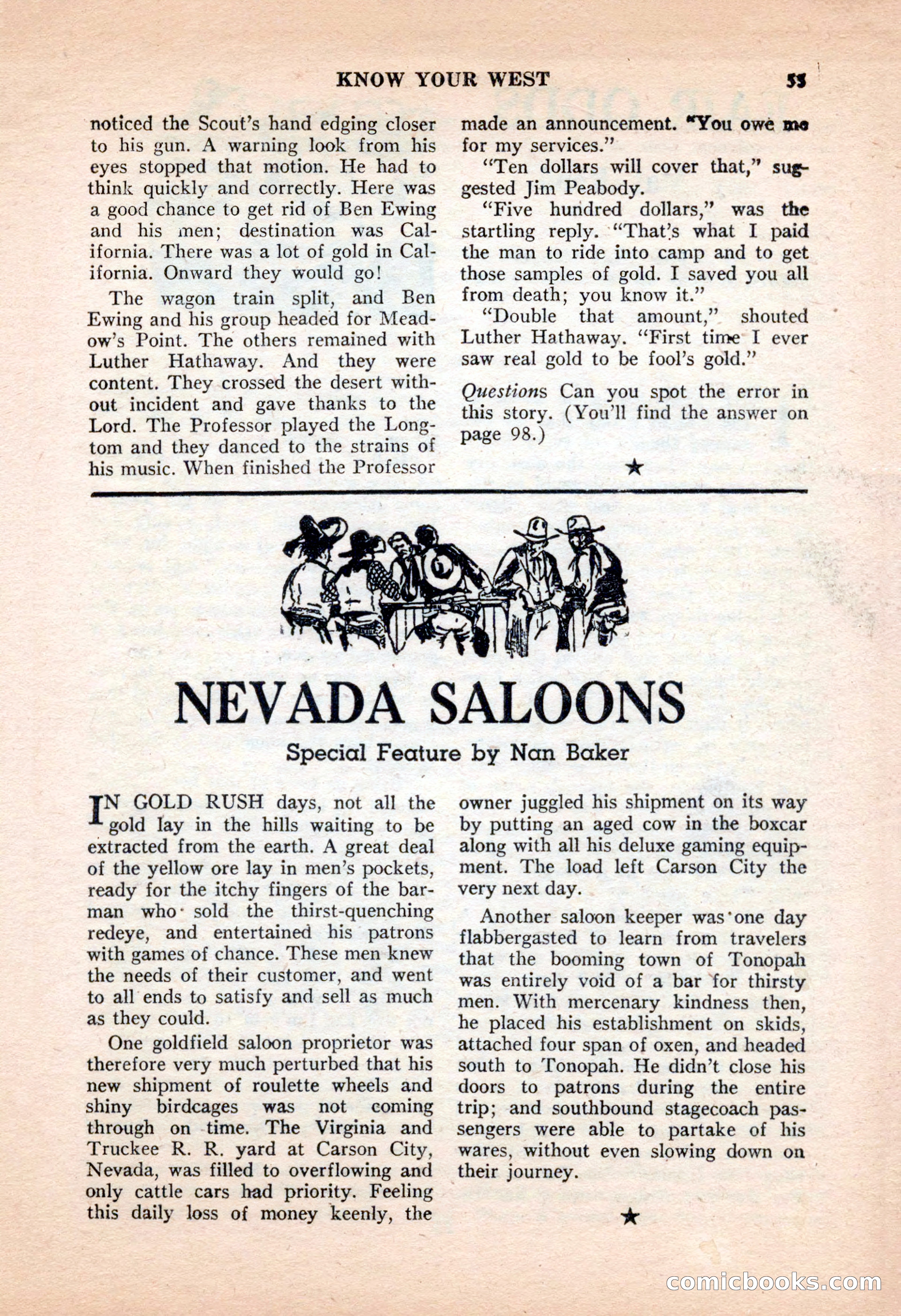 Famous Western, June 1955 — page 55 of 100