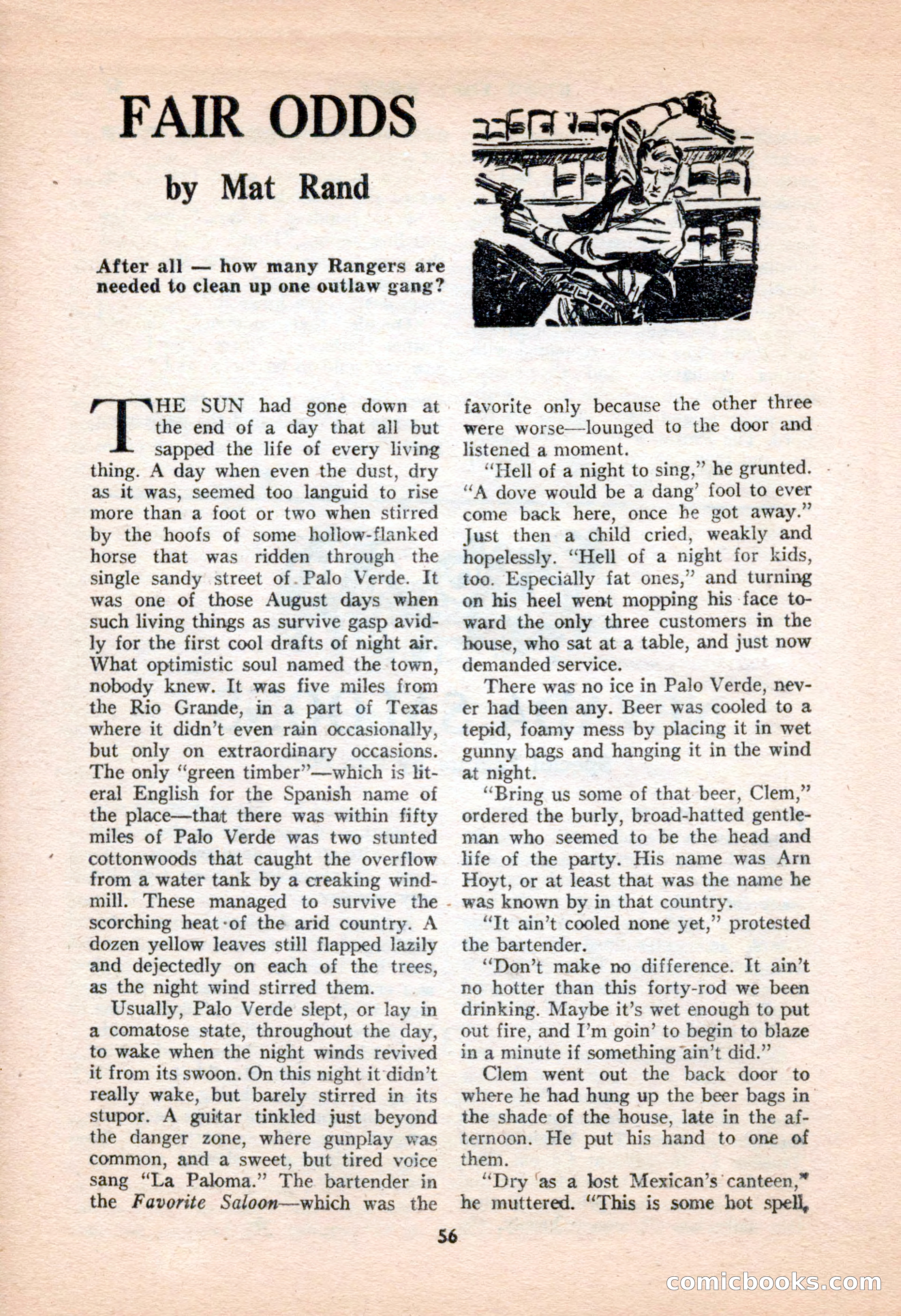 Famous Western, June 1955 — page 56 of 100