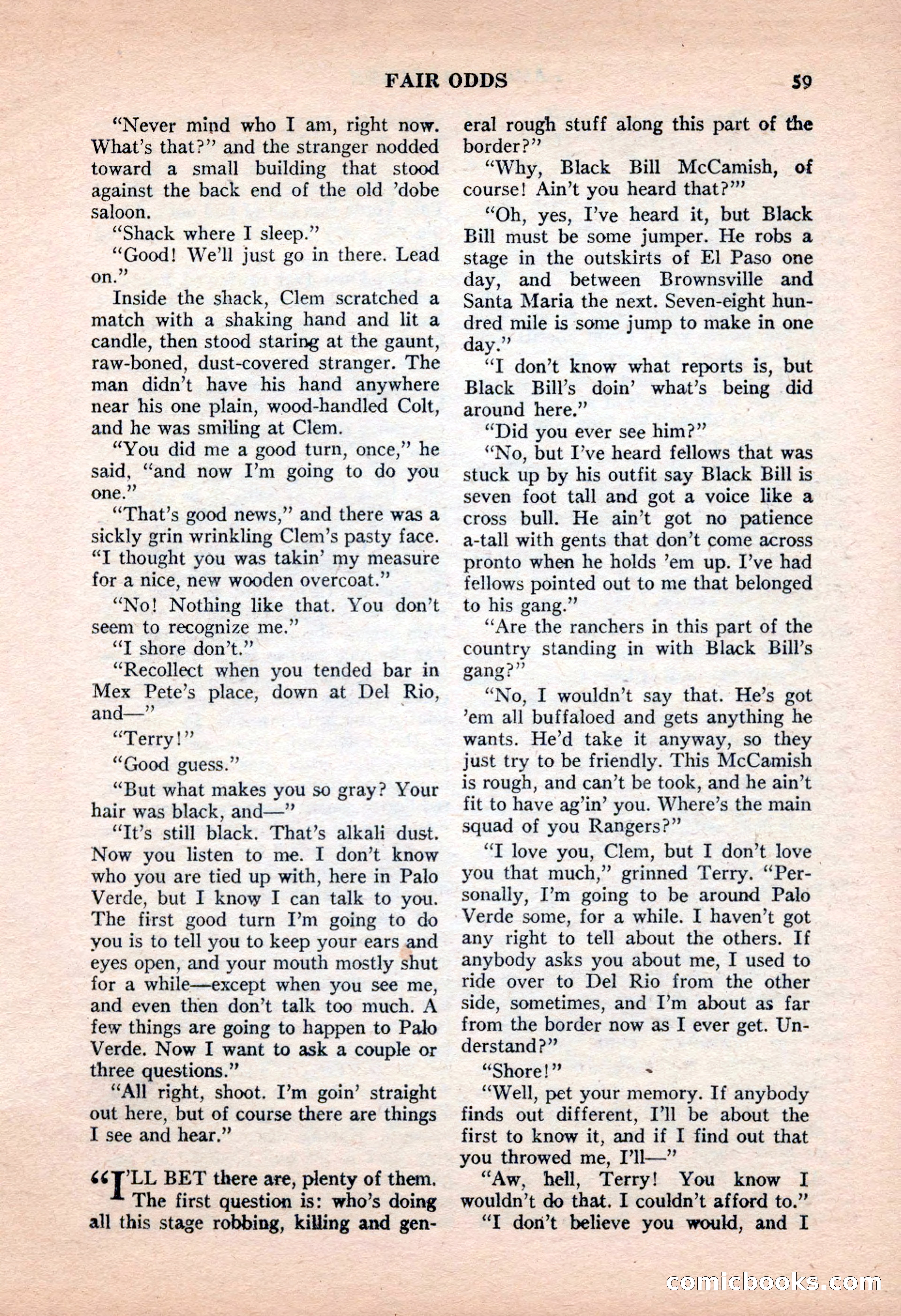 Famous Western, June 1955 — page 59 of 100