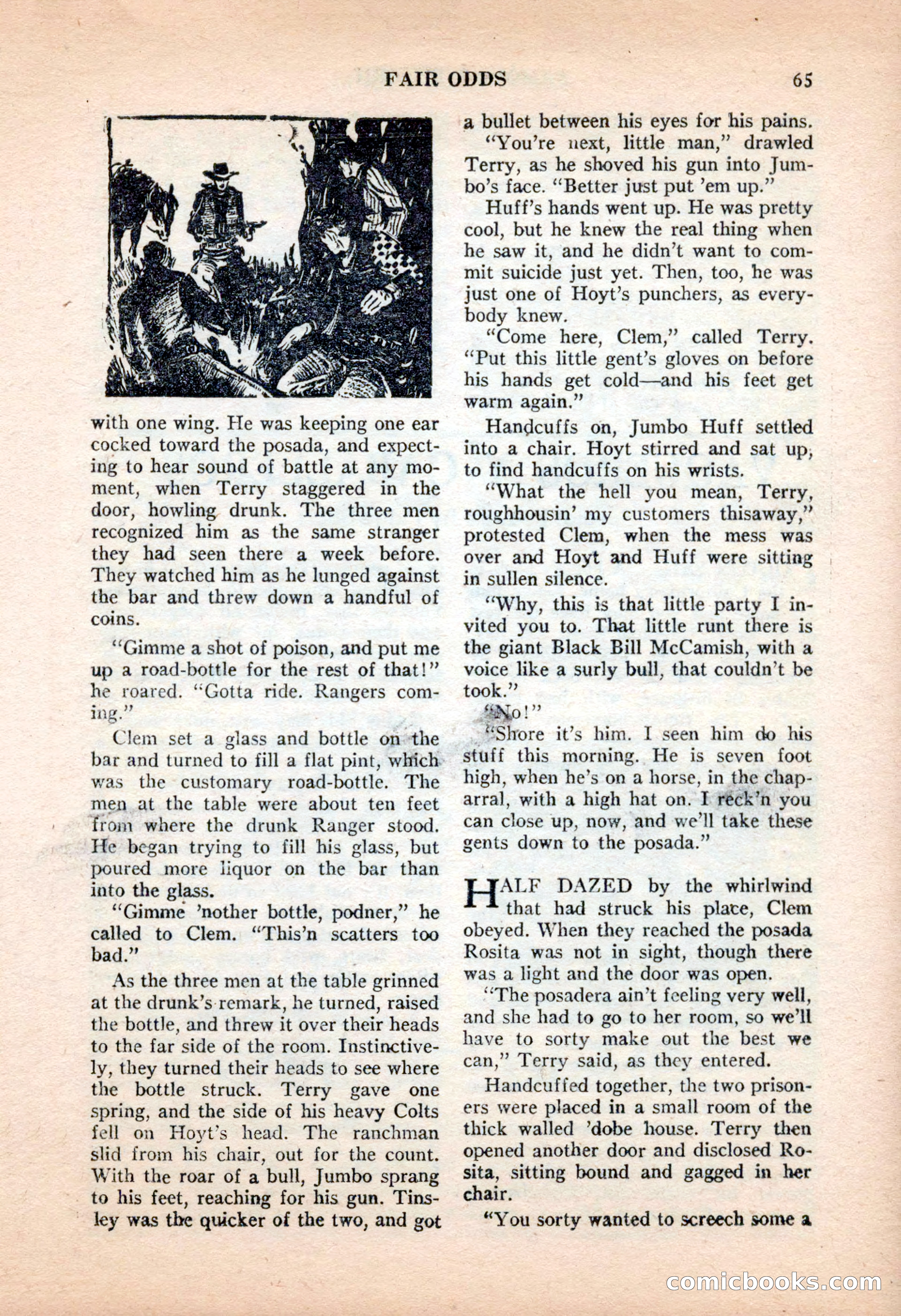 Famous Western, June 1955 — page 65 of 100