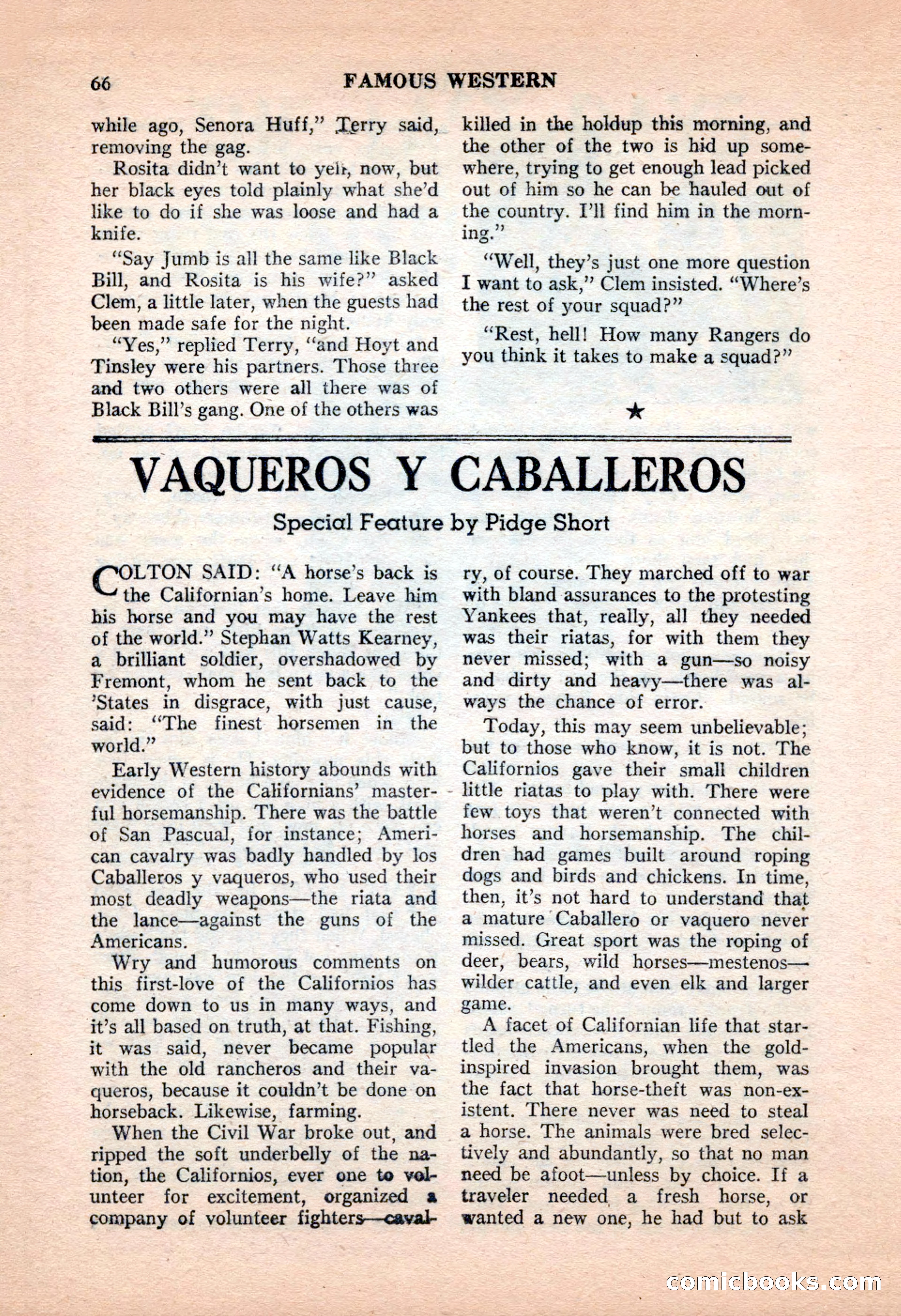 Famous Western, June 1955 — page 66 of 100