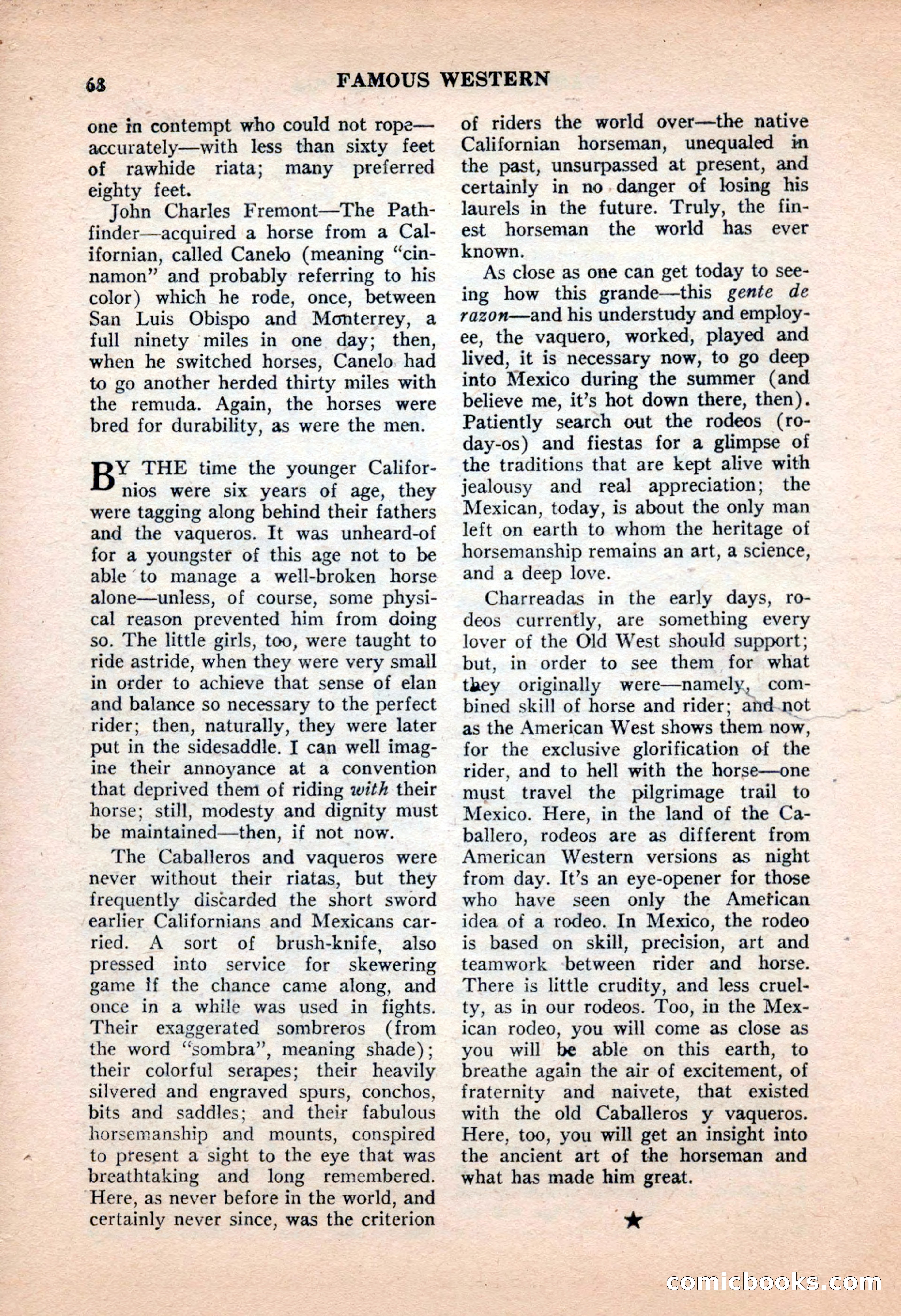 Famous Western, June 1955 — page 68 of 100