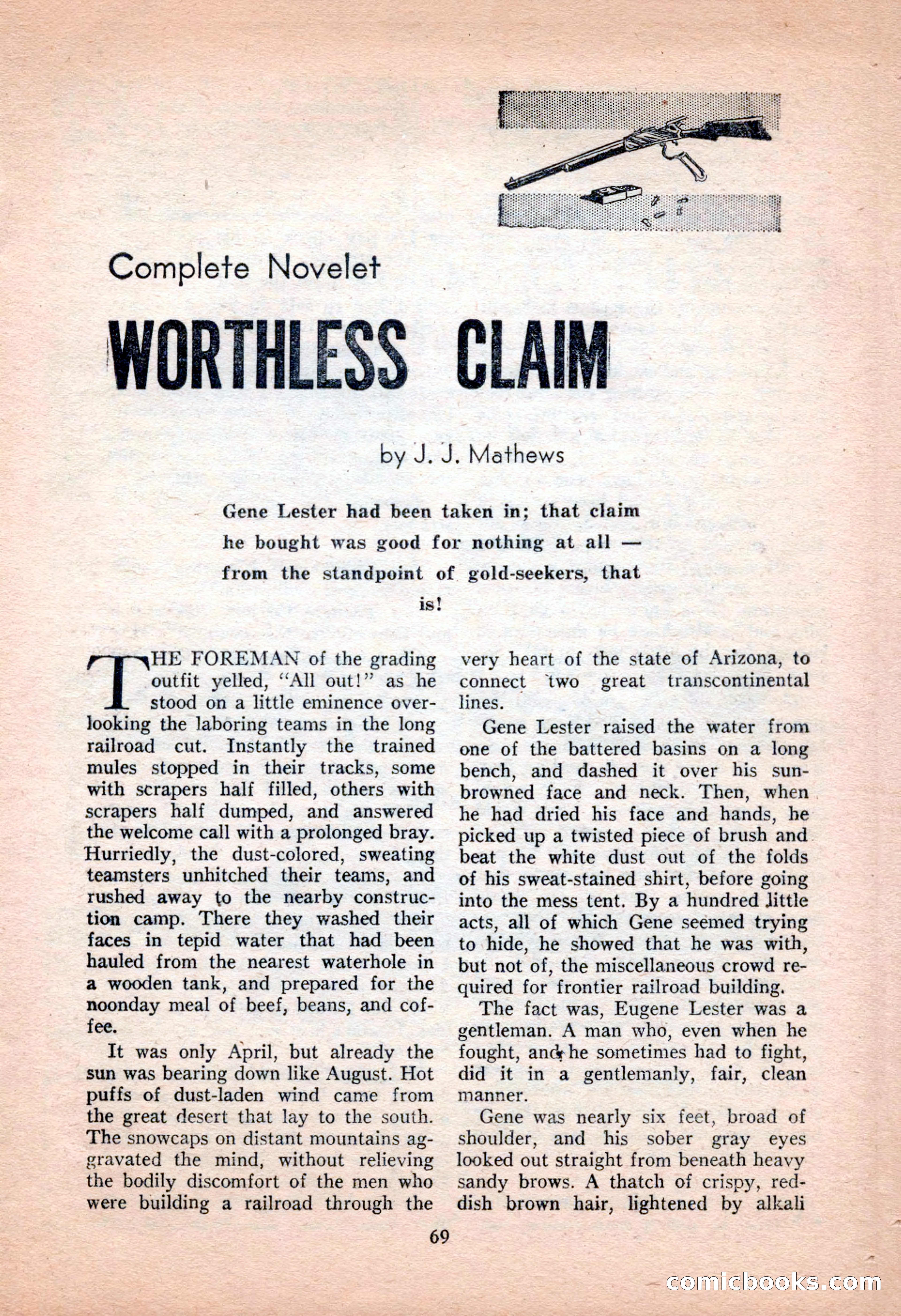 Famous Western, June 1955 — page 69 of 100