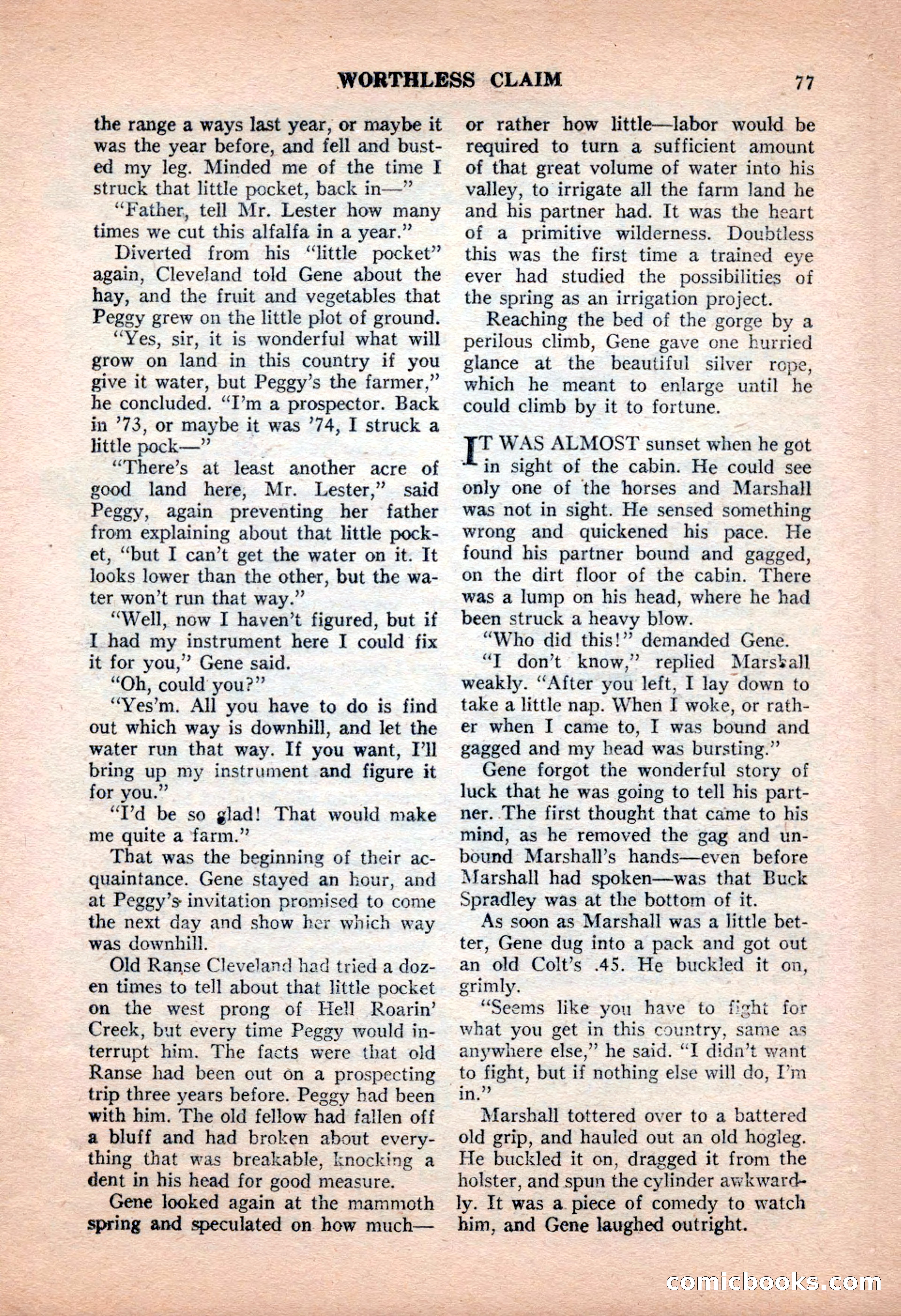 Famous Western, June 1955 — page 77 of 100