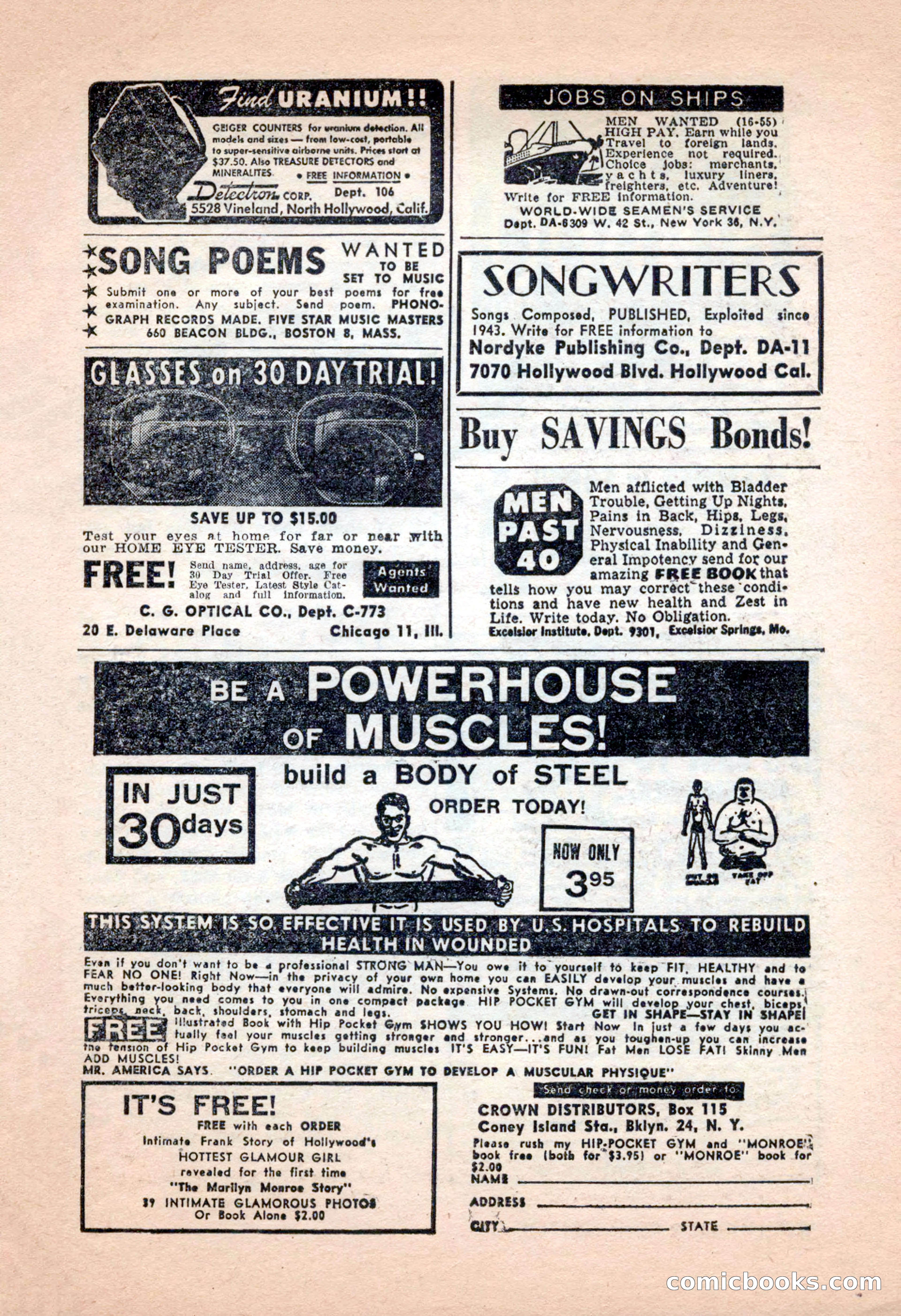 Famous Western, June 1955 — page 95 of 100