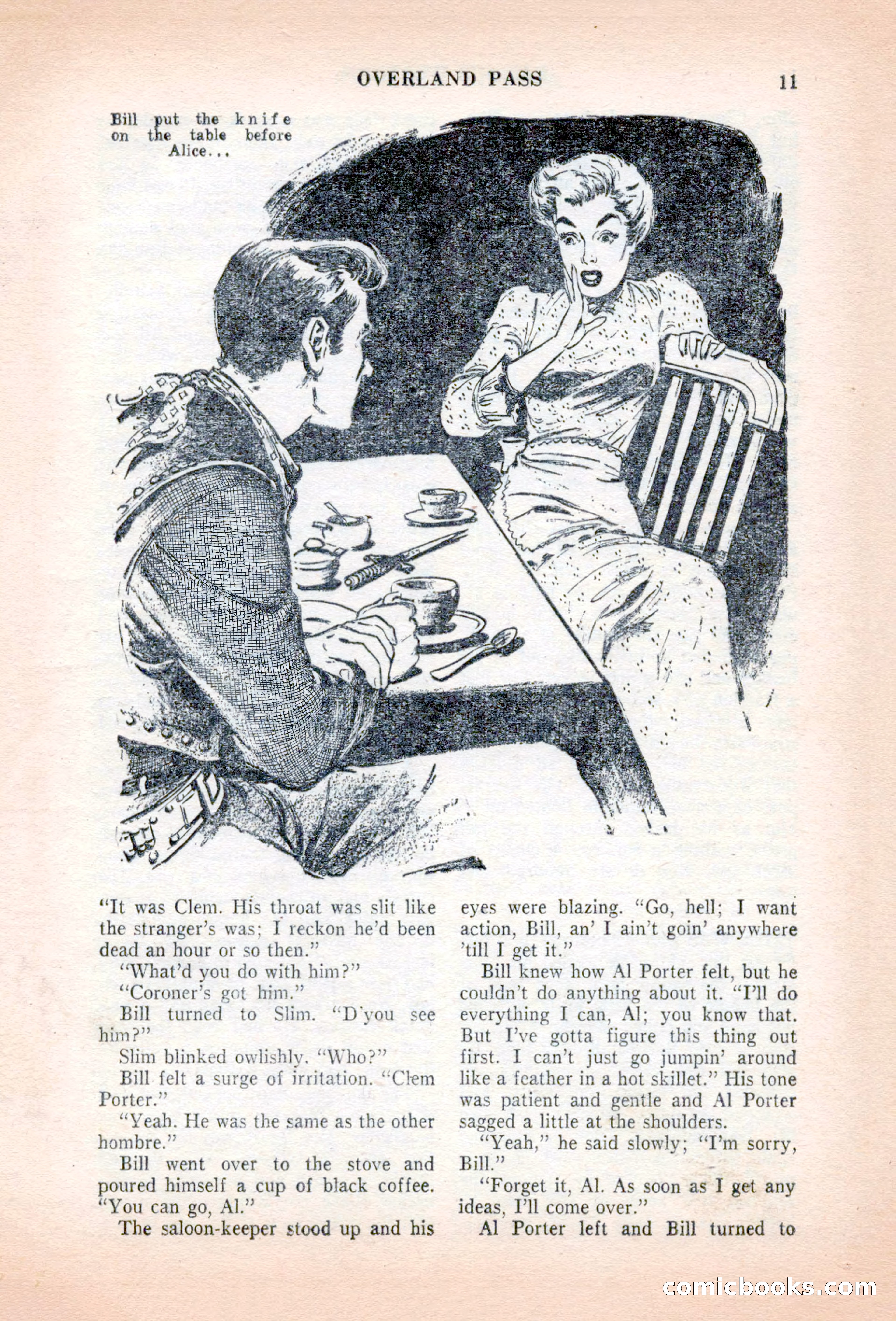 Famous Western, August 1955 — page 11 of 100