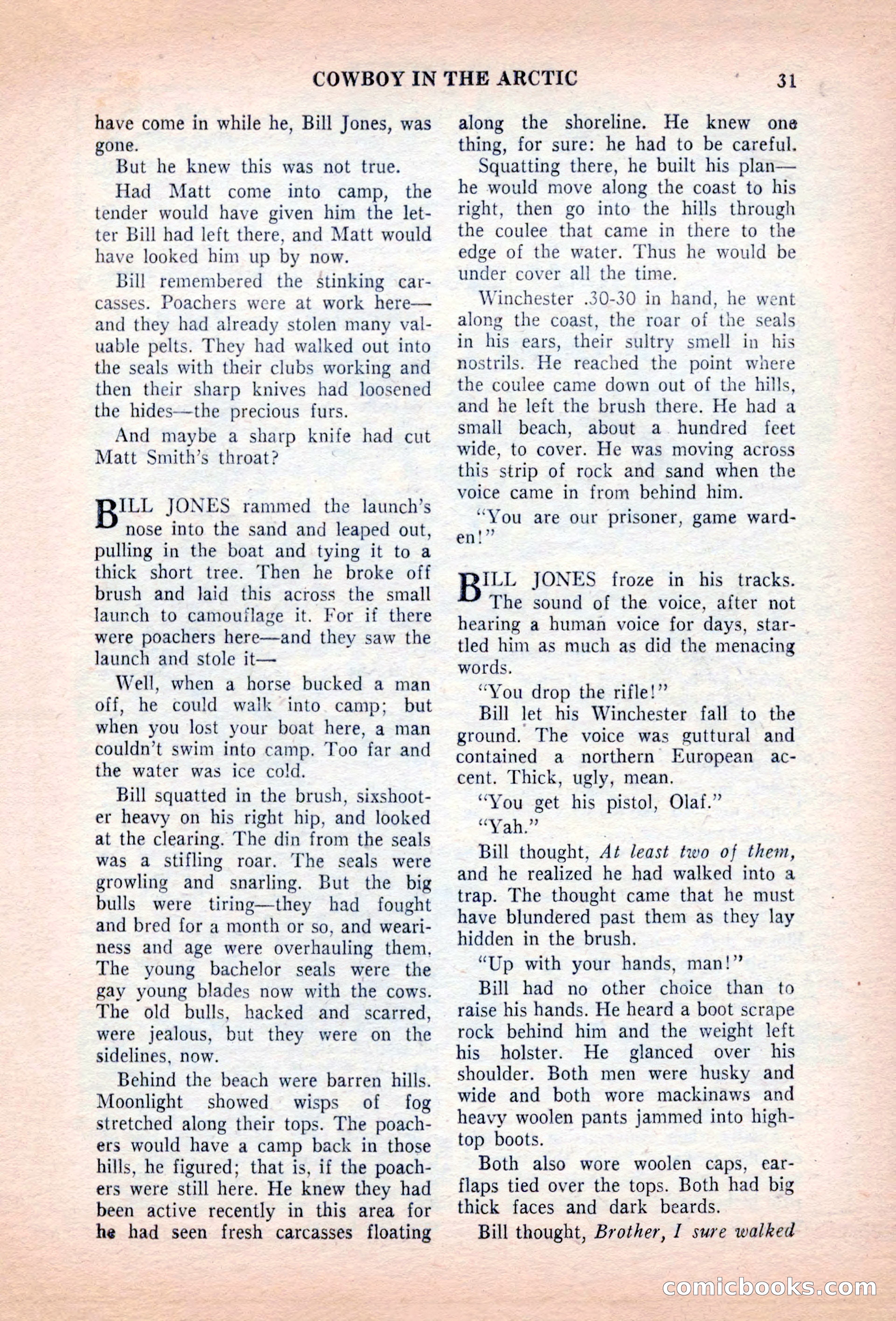 Famous Western, August 1955 — page 31 of 100