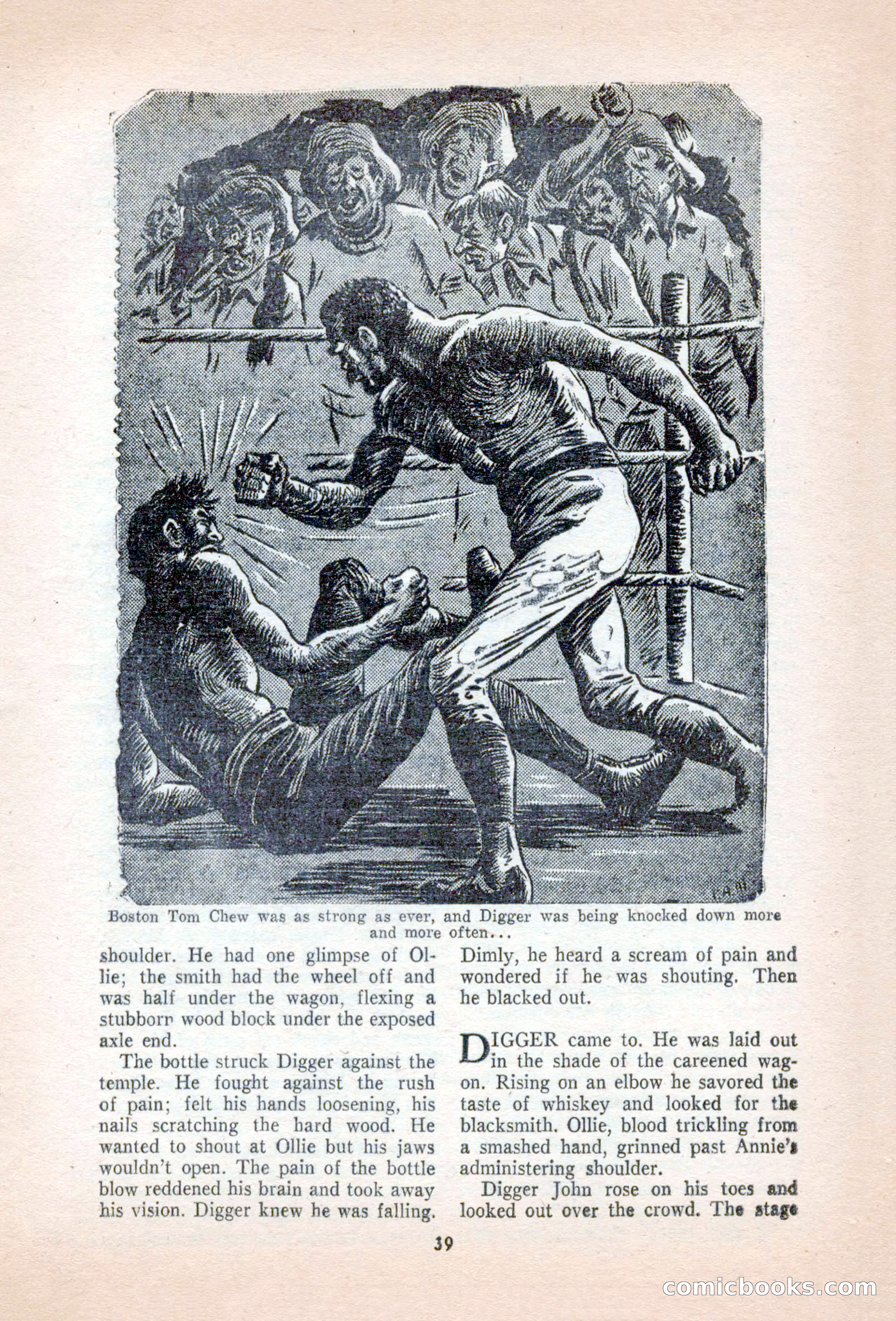 Famous Western, August 1955 — page 39 of 100