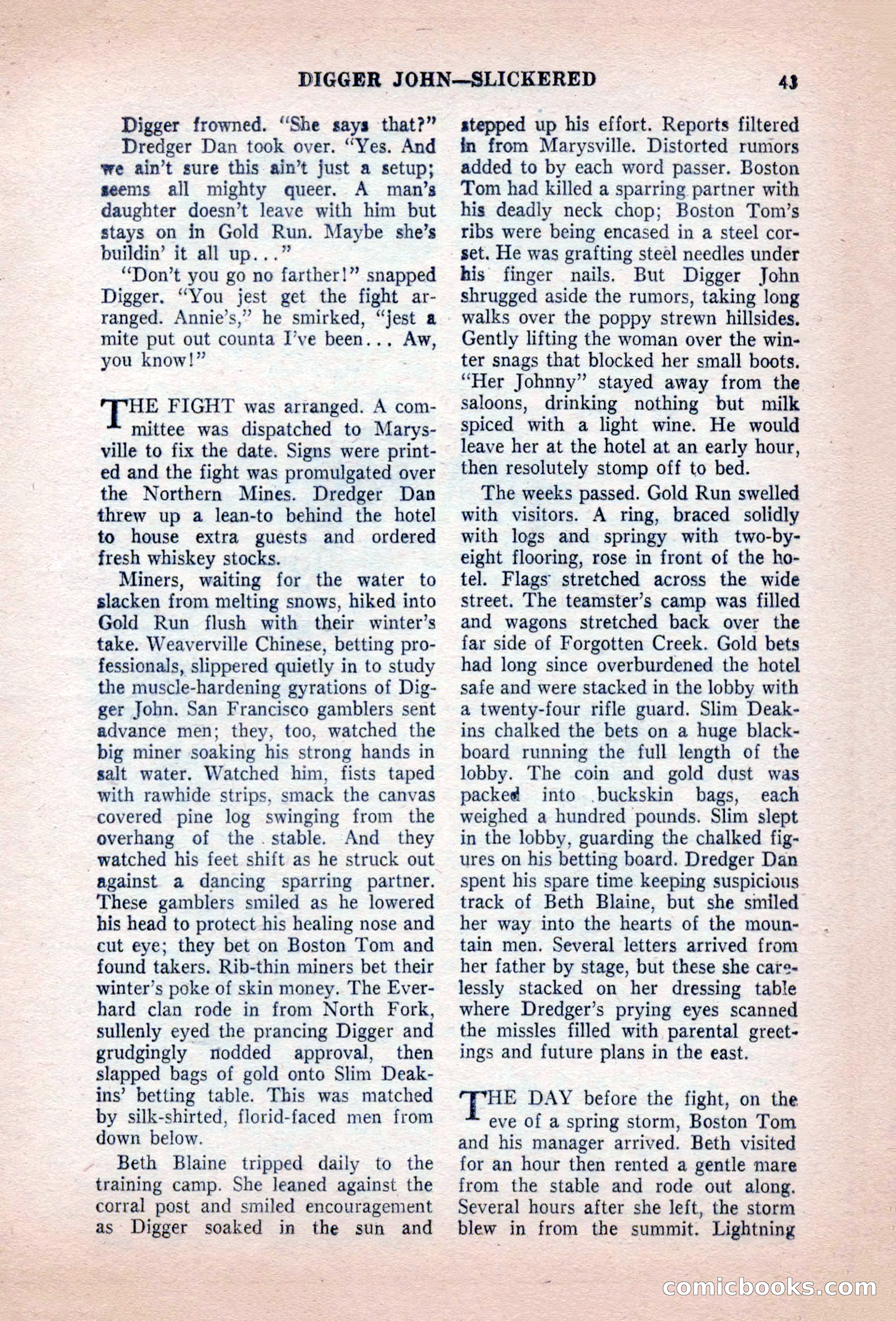 Famous Western, August 1955 — page 43 of 100