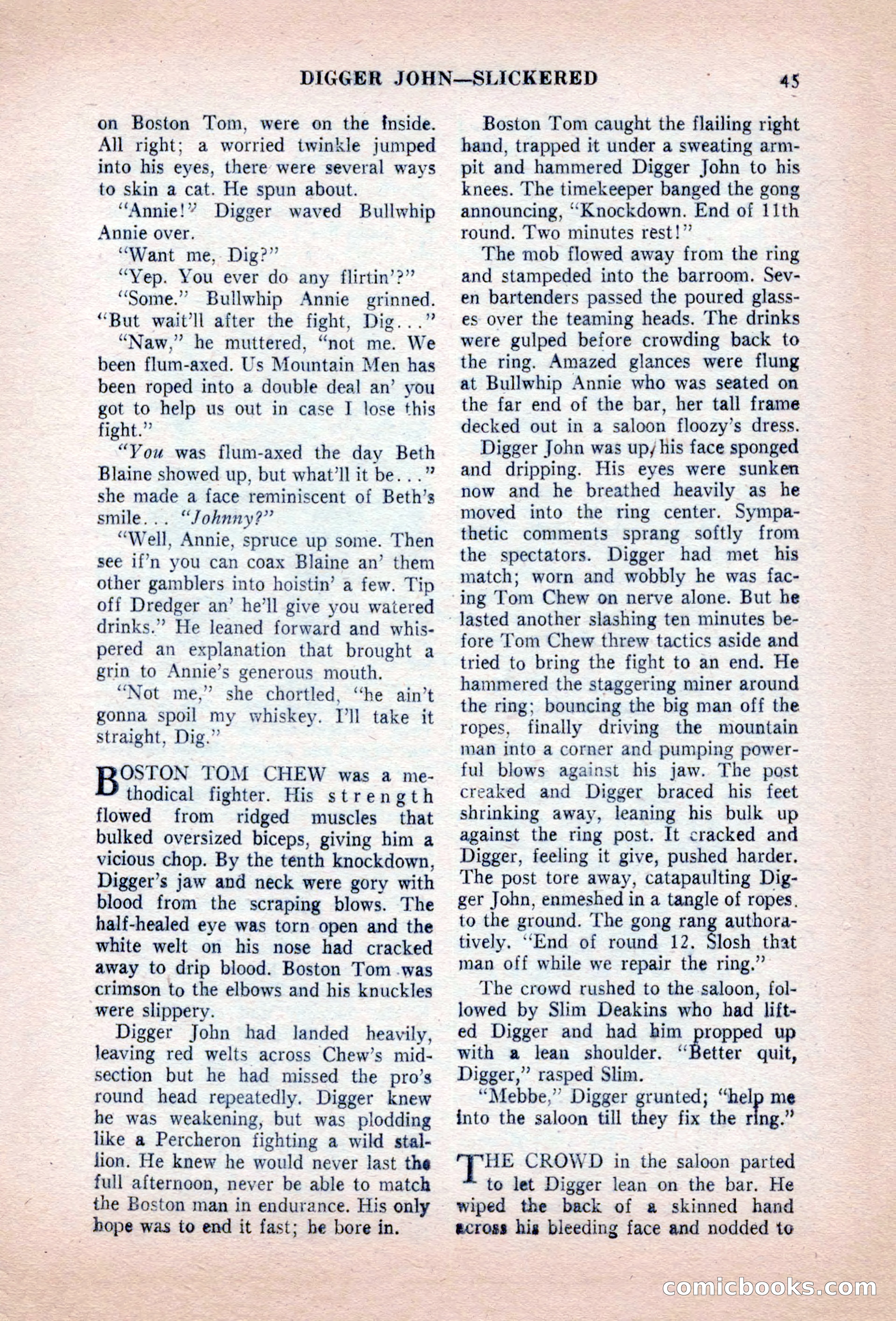 Famous Western, August 1955 — page 45 of 100
