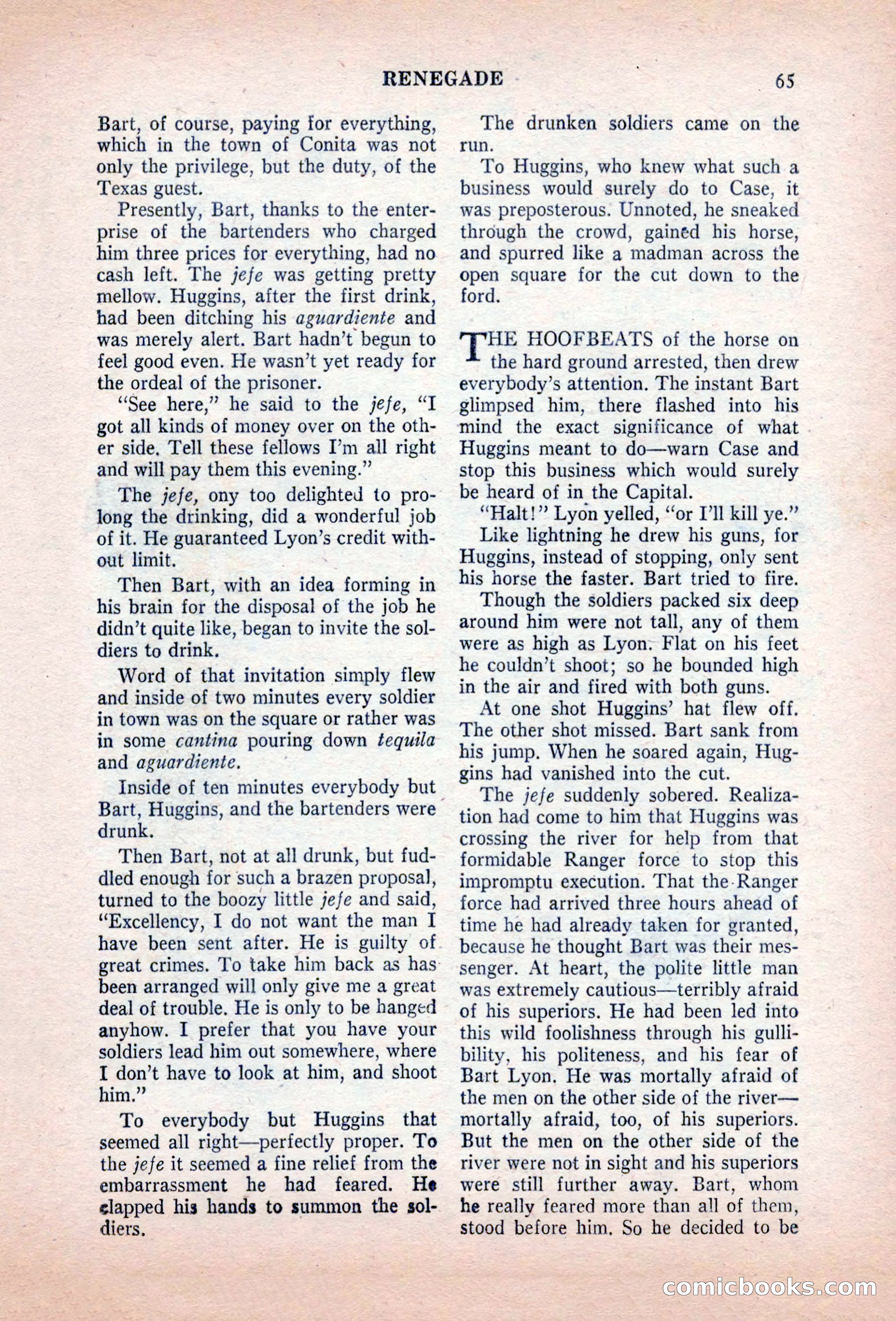 Famous Western, August 1955 — page 65 of 100