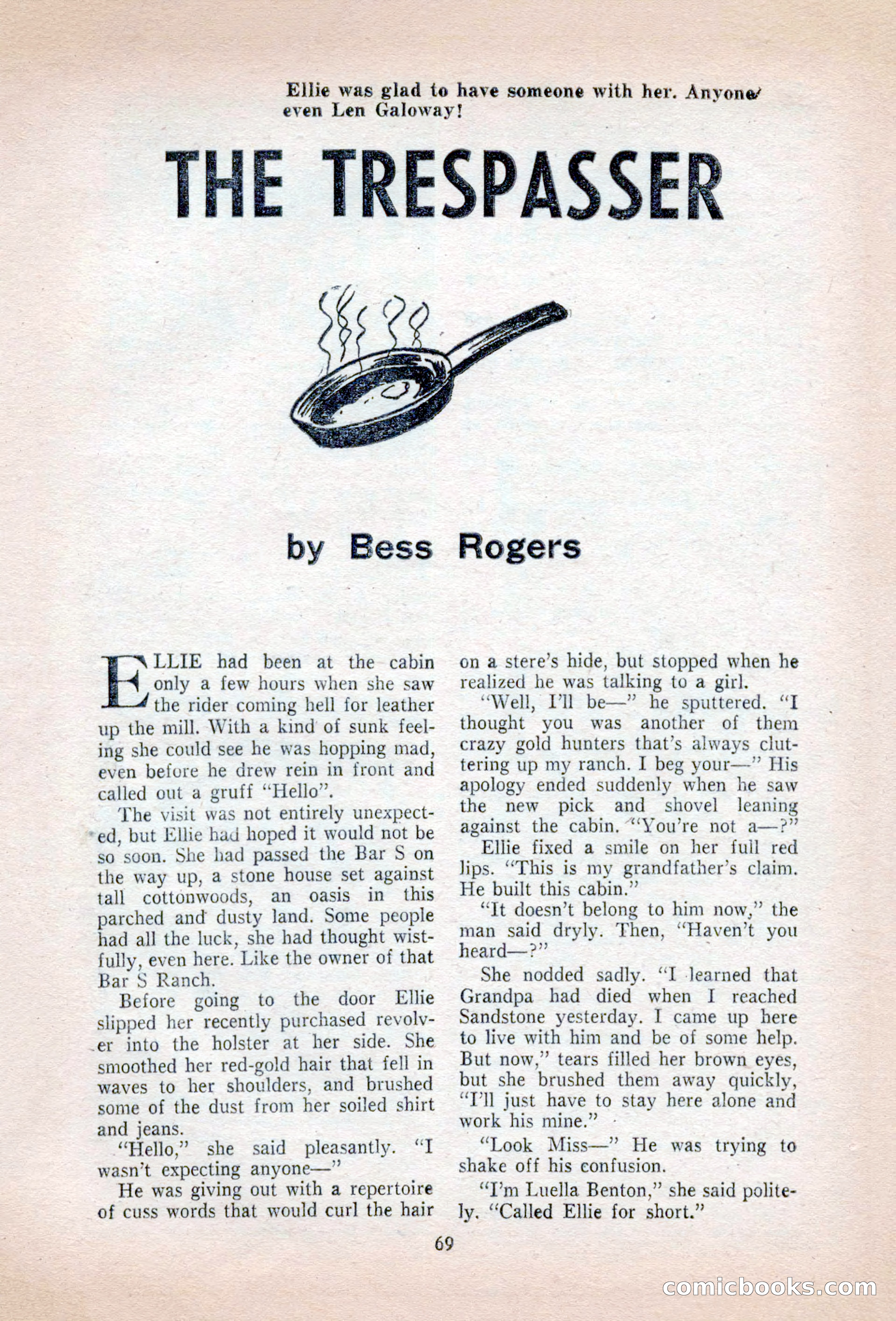 Famous Western, August 1955 — page 69 of 100