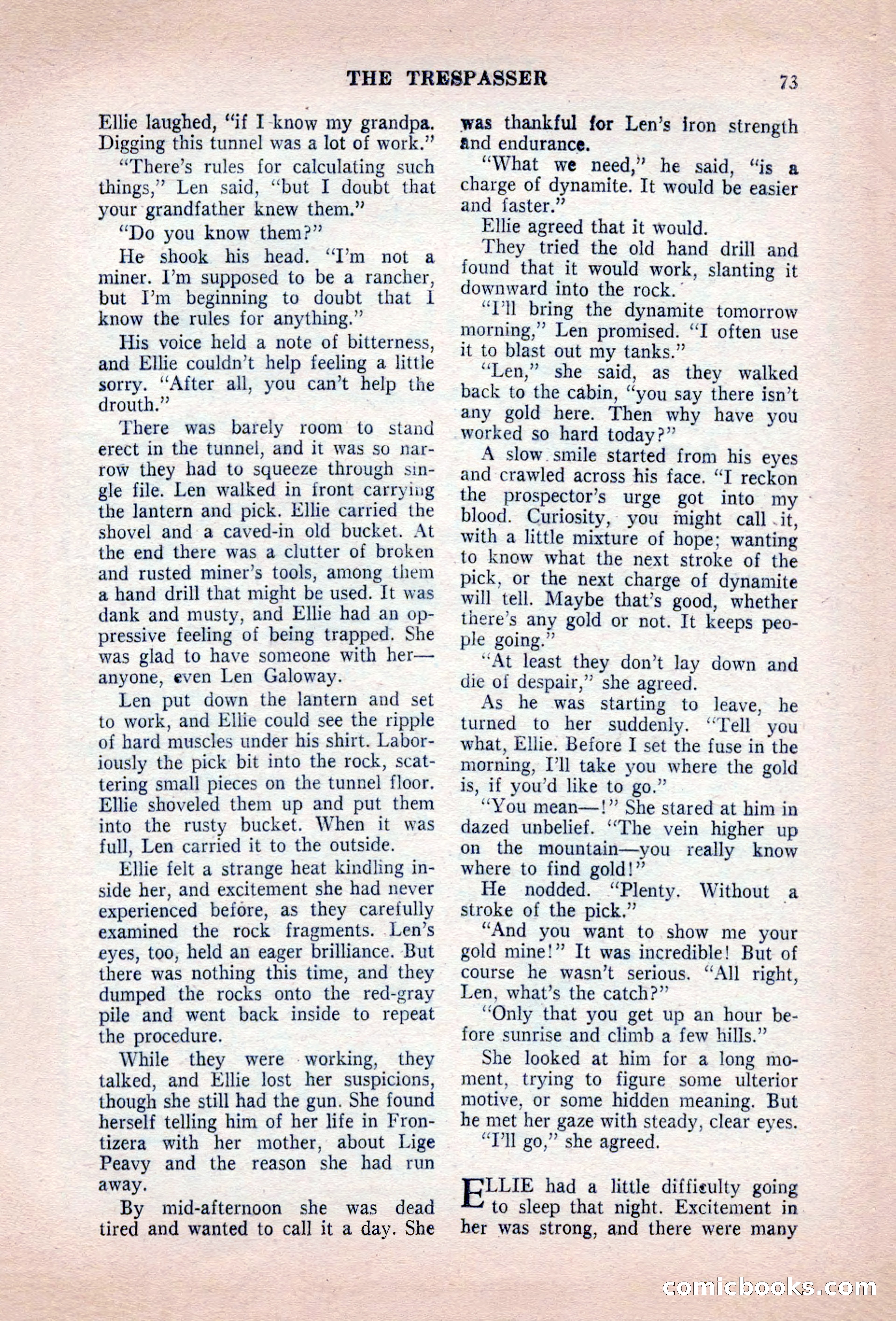 Famous Western, August 1955 — page 73 of 100
