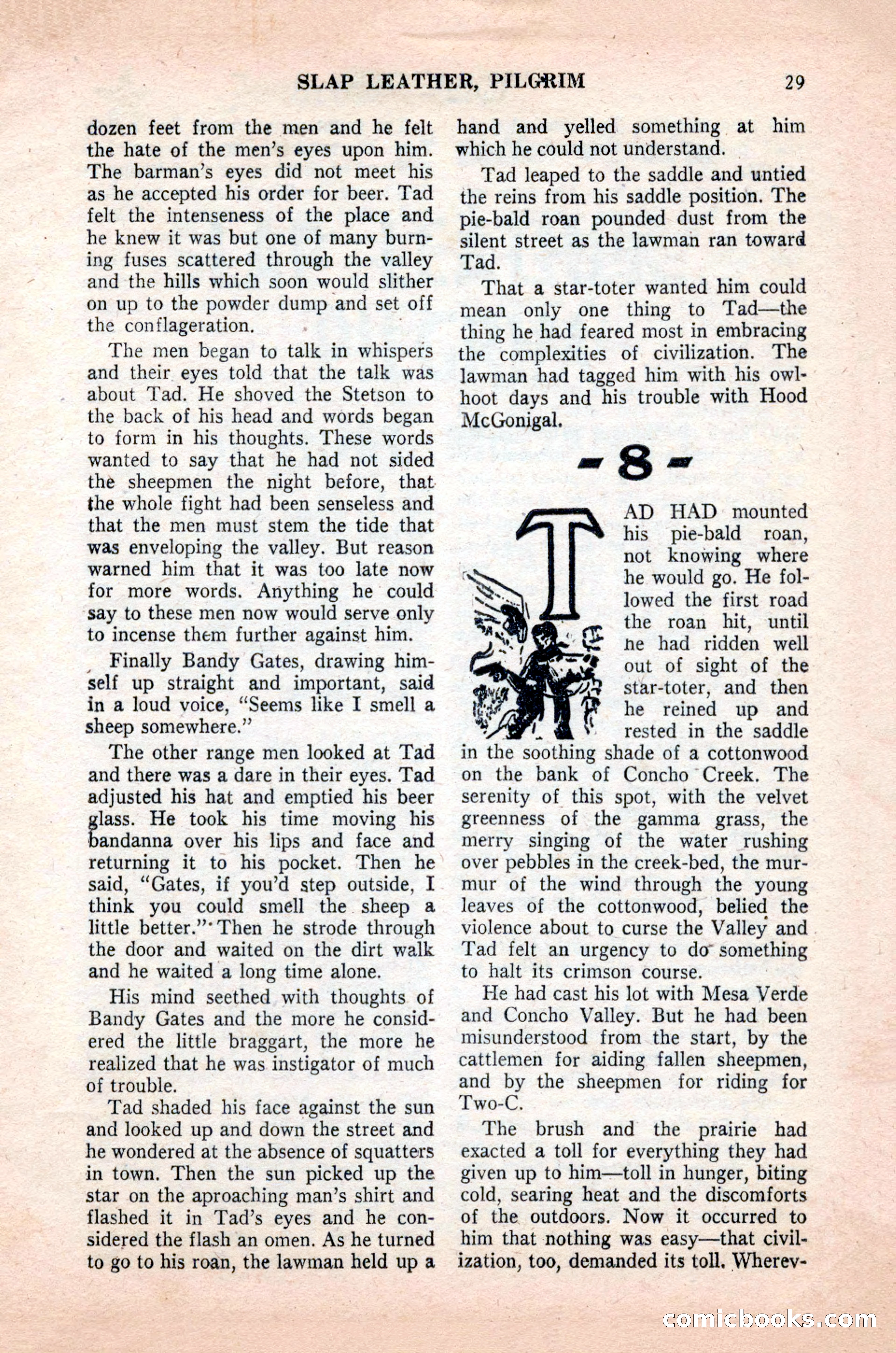 Famous Western, October 1955 — page 29 of 100