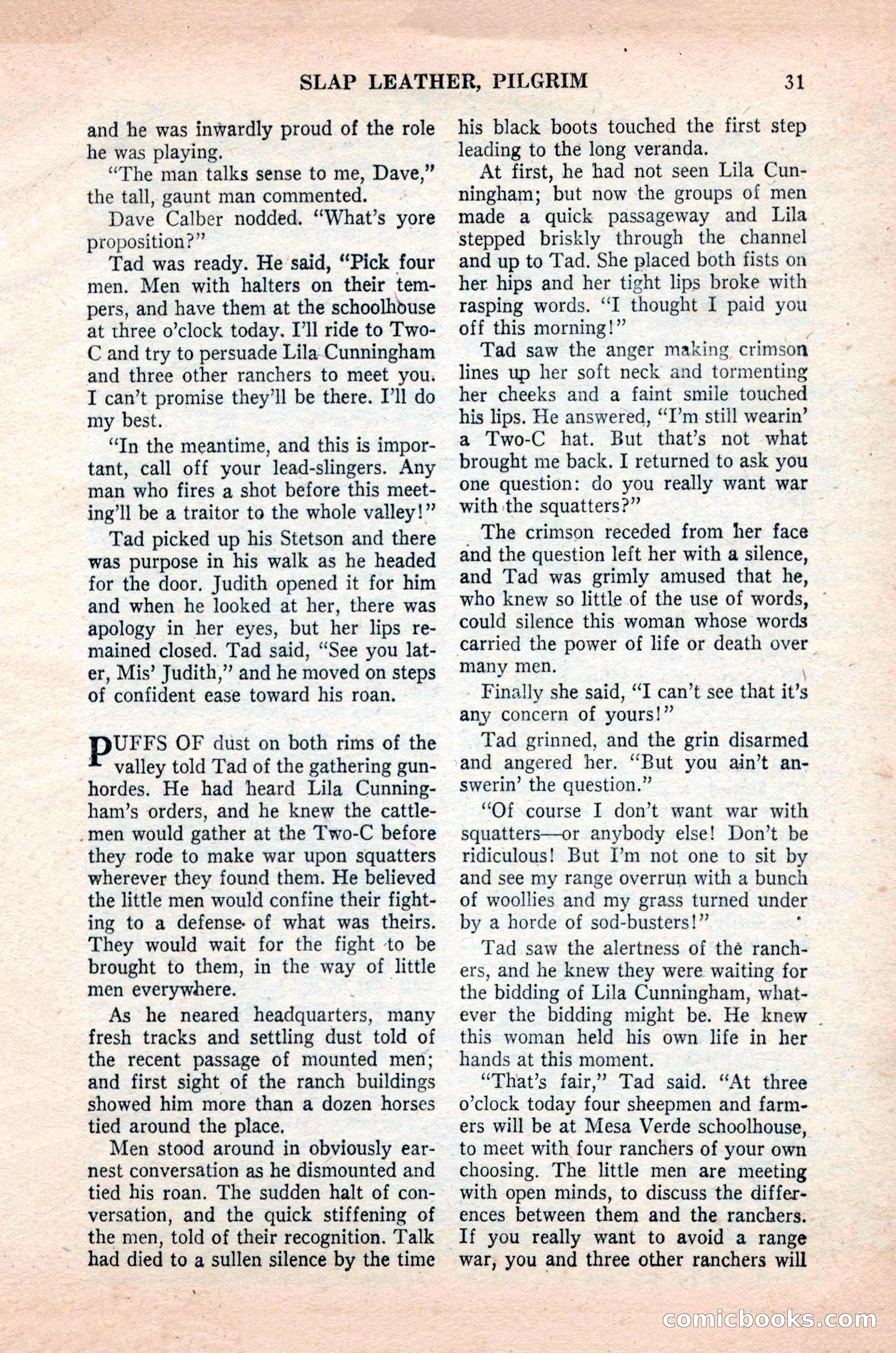 Famous Western, October 1955 — page 31 of 100